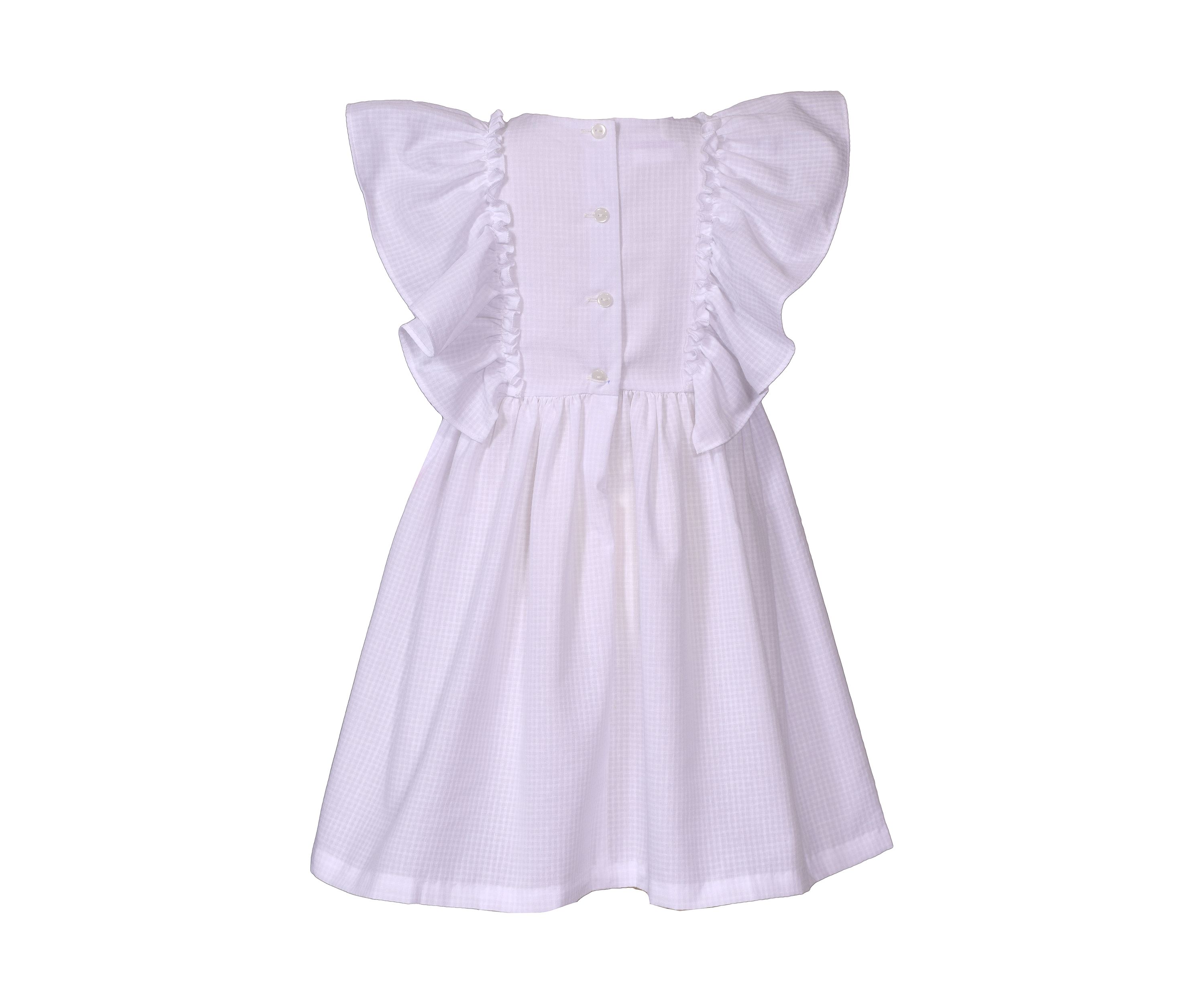 Girls 4-6x Flutter Sleeve Sundress
