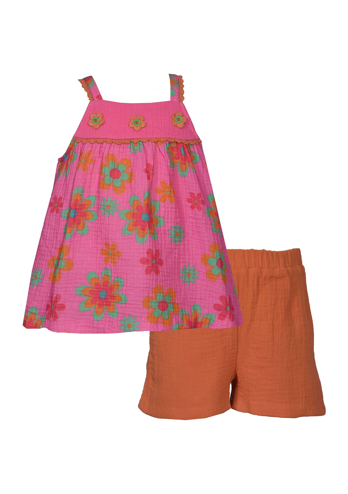 Girls 4-6x Printed Cotton Set