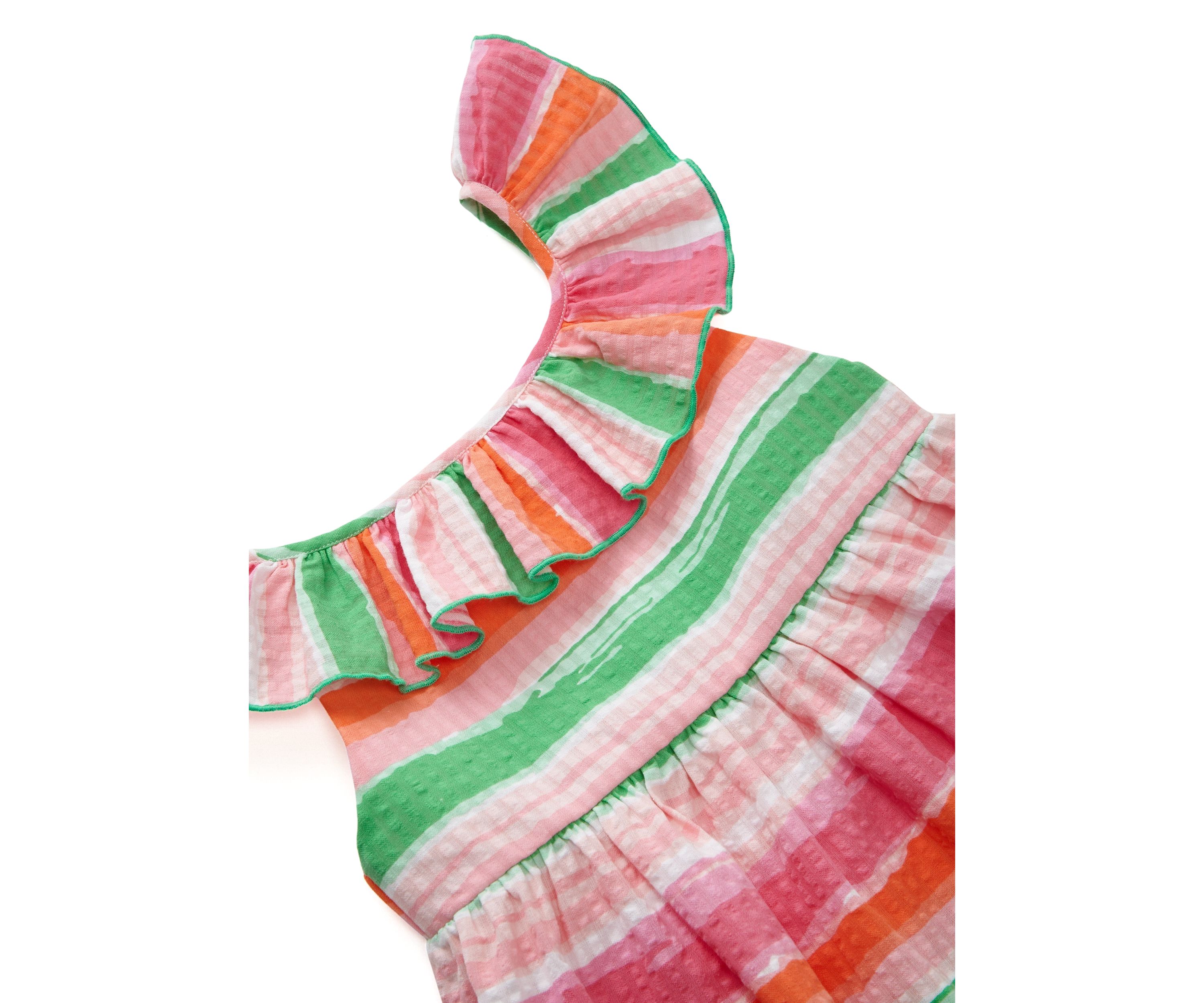 Girls 4-6x Multi Stripe Seersucker Set