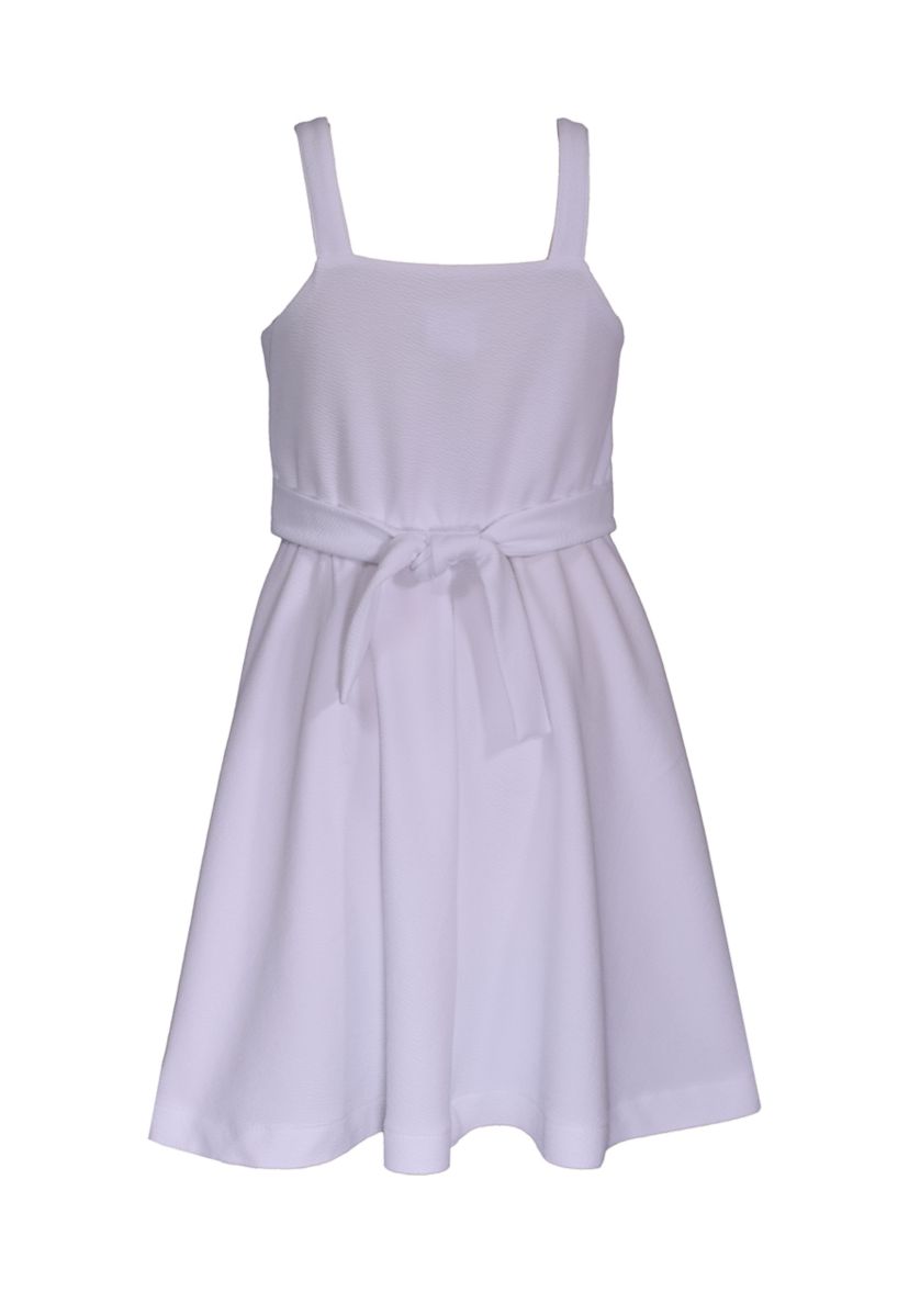 Girls 7-16 Sleeveless Cutout Fit and Flare Dress