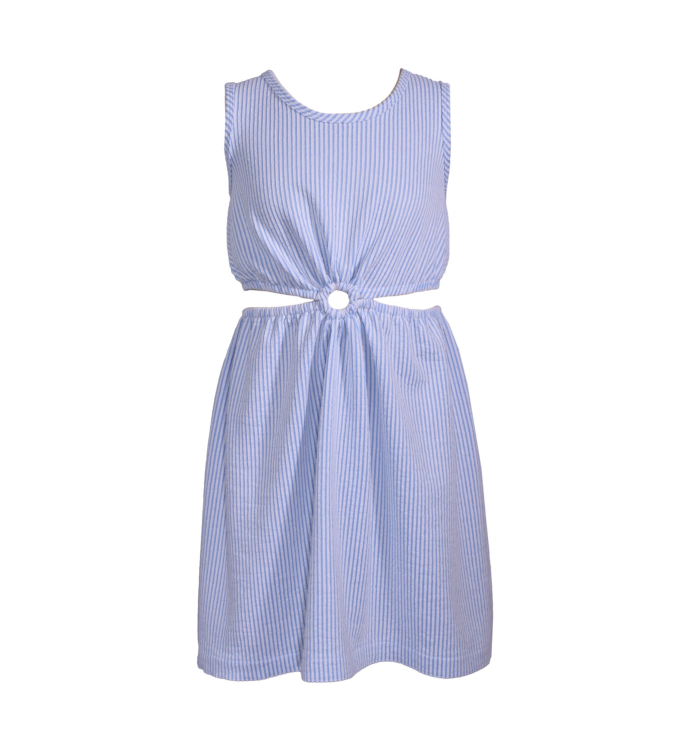 Girls 7-16 Cutout Ring Textured Knit Dress