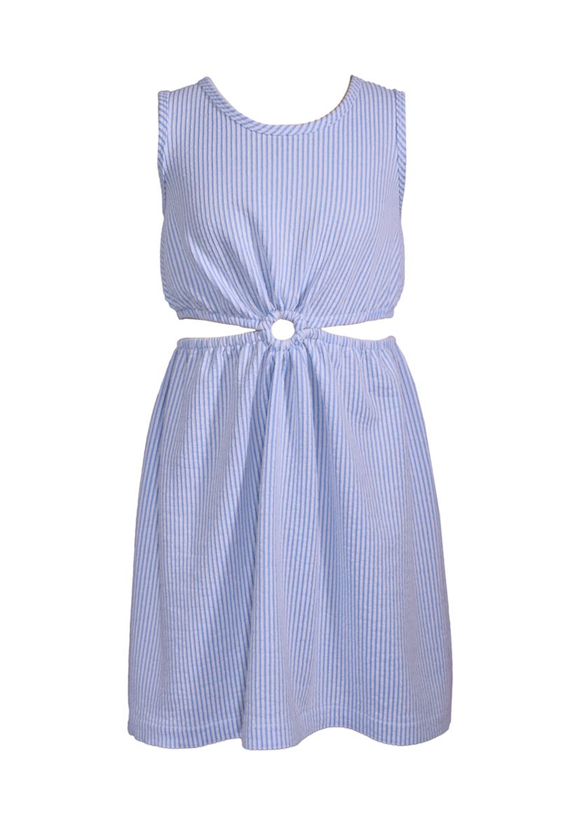 Girls 7-16 Cutout Ring Textured Knit Dress