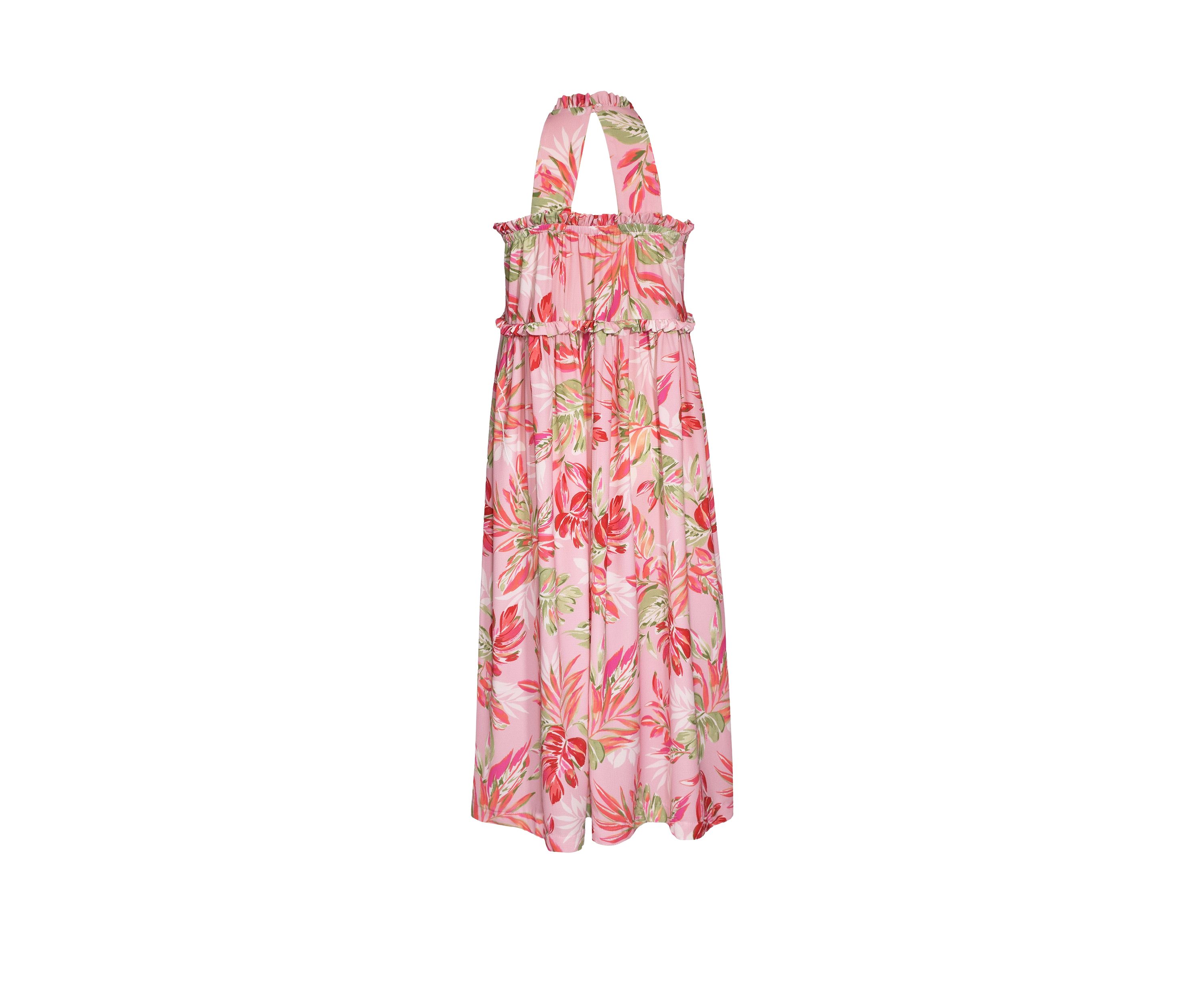Girls 7-16 Palm Printed Maxi Dress