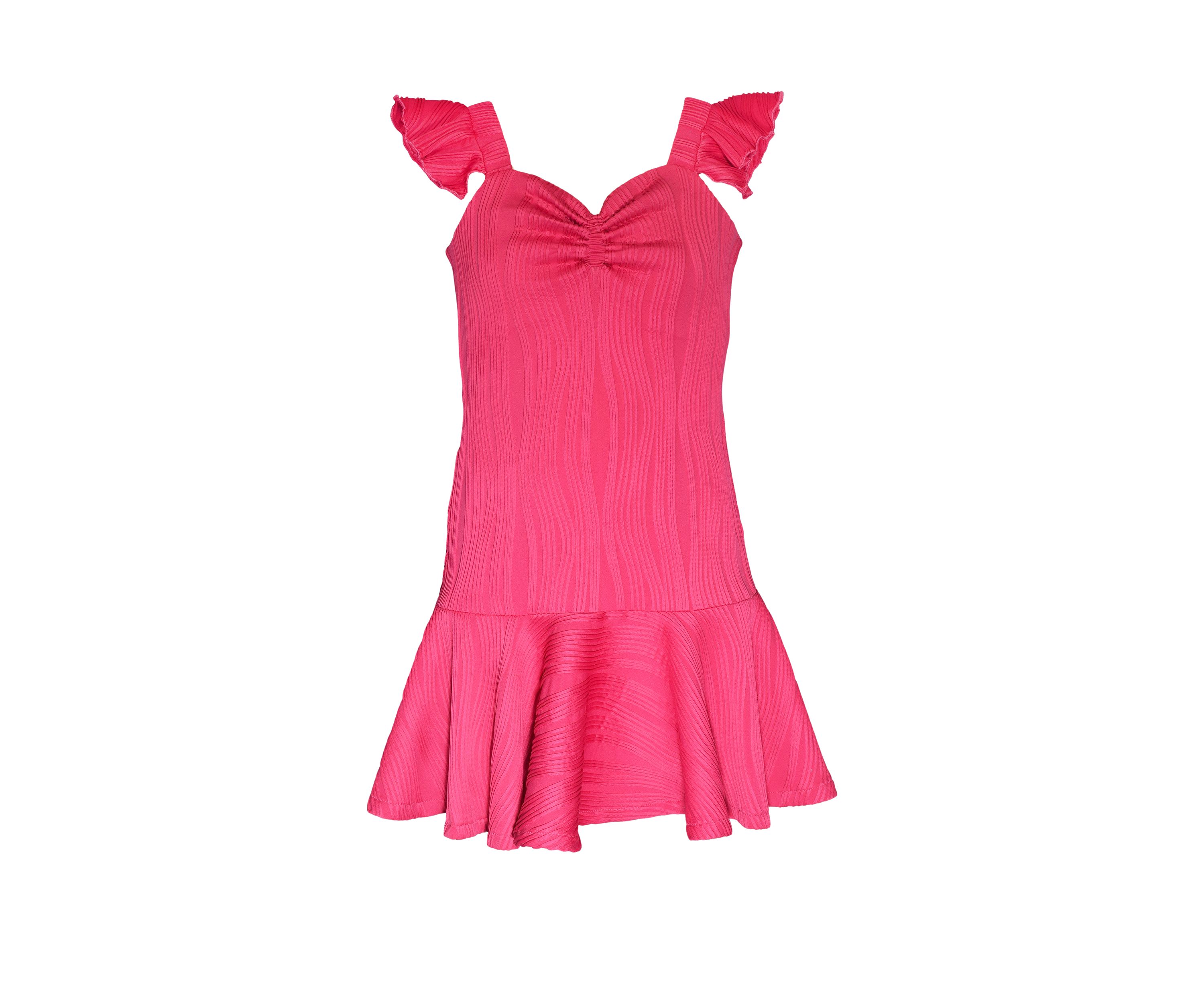 Girls 7-16 Textured Knit Drop Waist Dress
