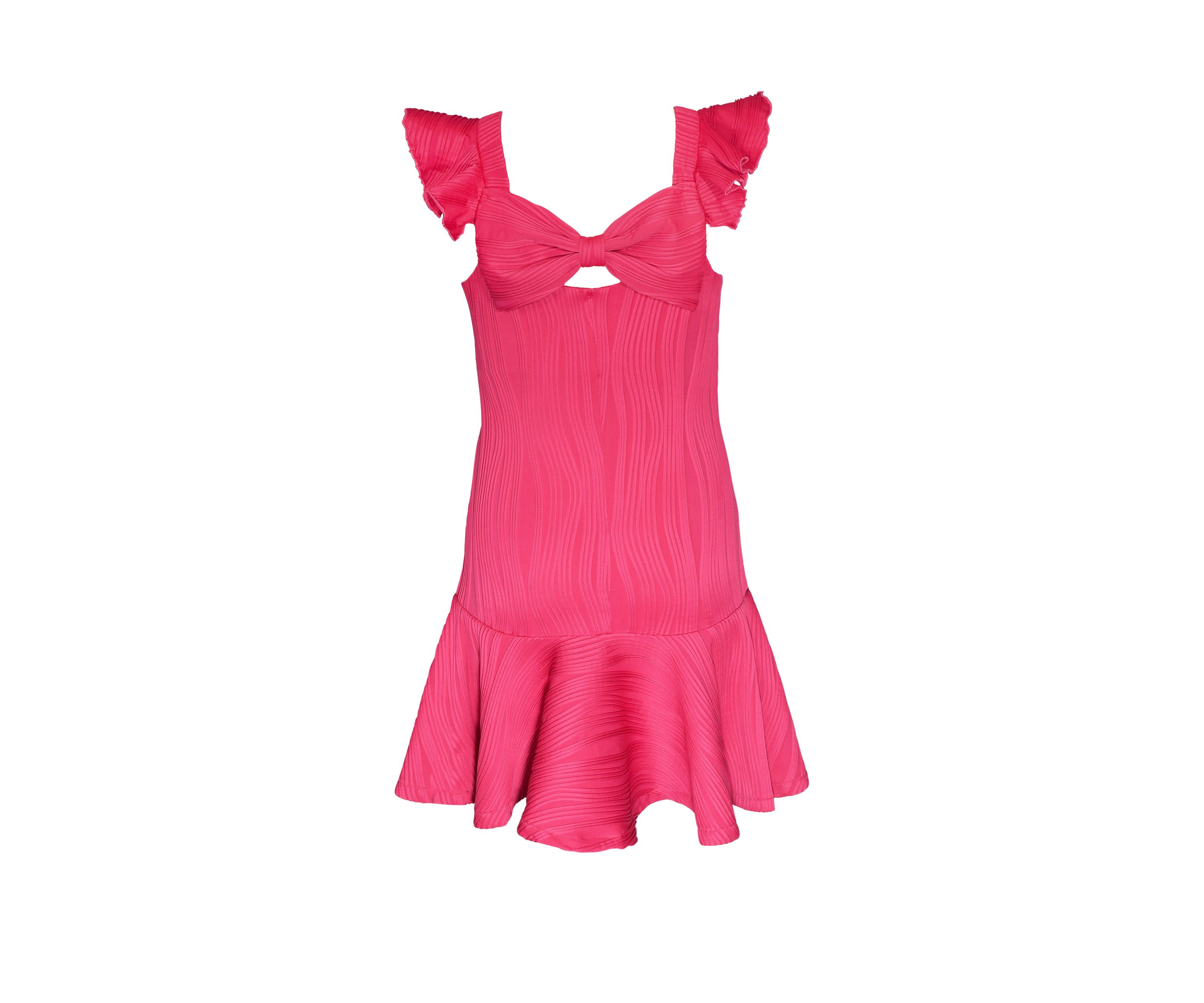Girls 7-16 Textured Knit Drop Waist Dress