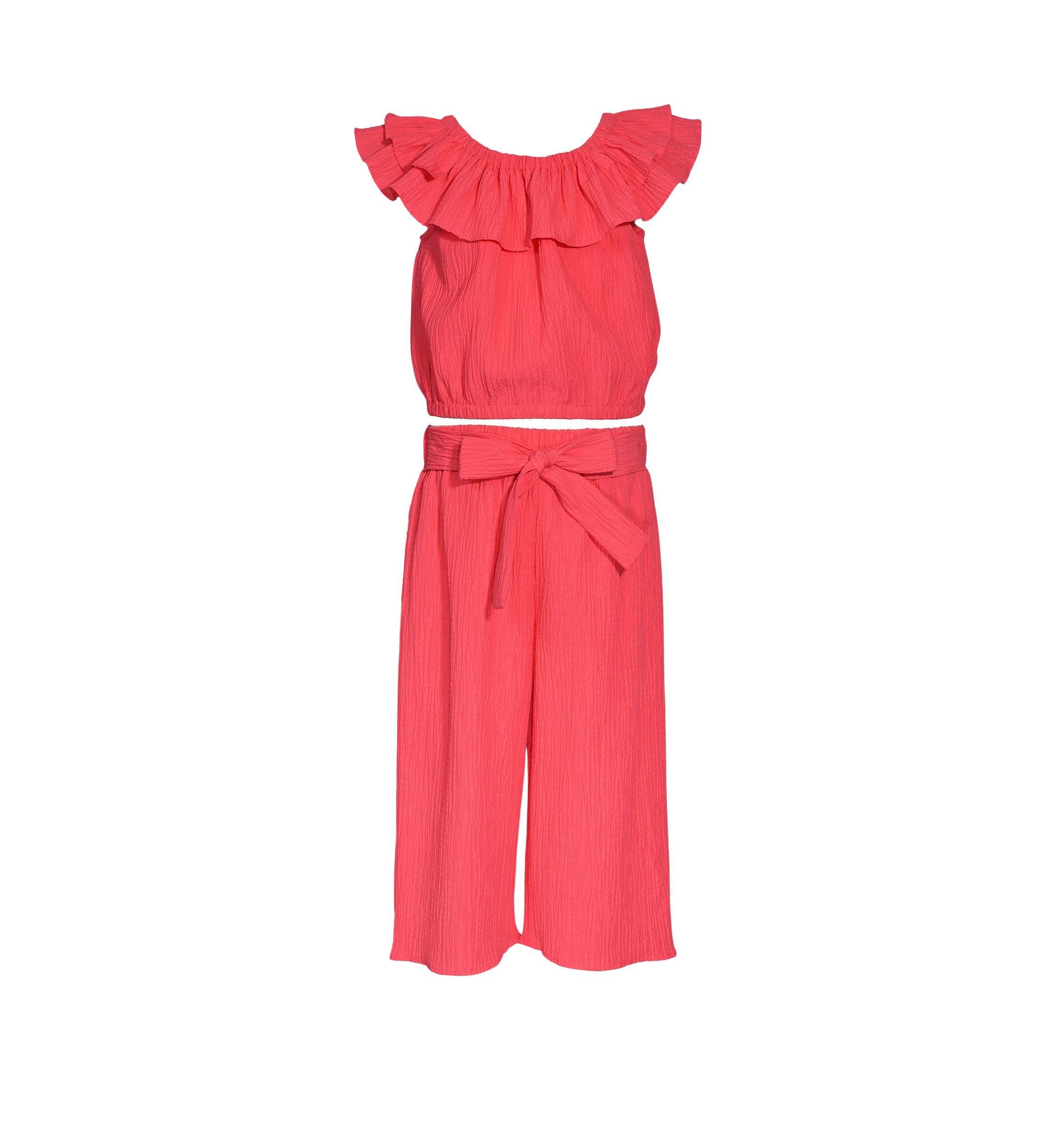 Girls 7-16 Gauze Pants Set