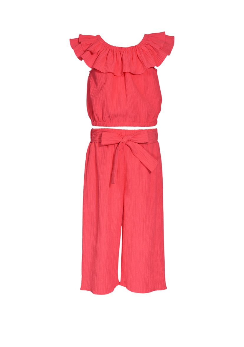 Girls 7-16 Gauze Pants Set