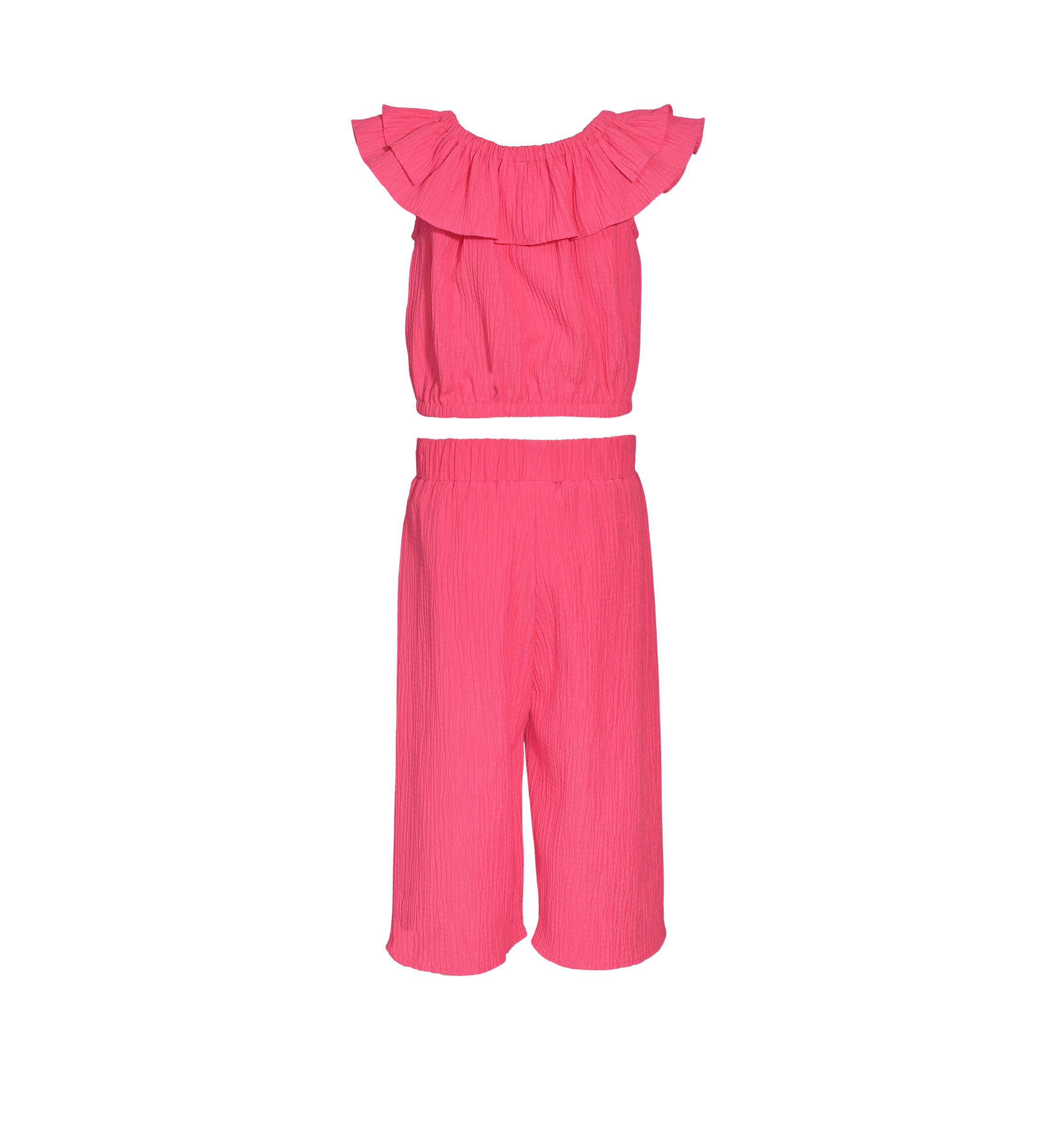 Girls 7-16 Gauze Pants Set