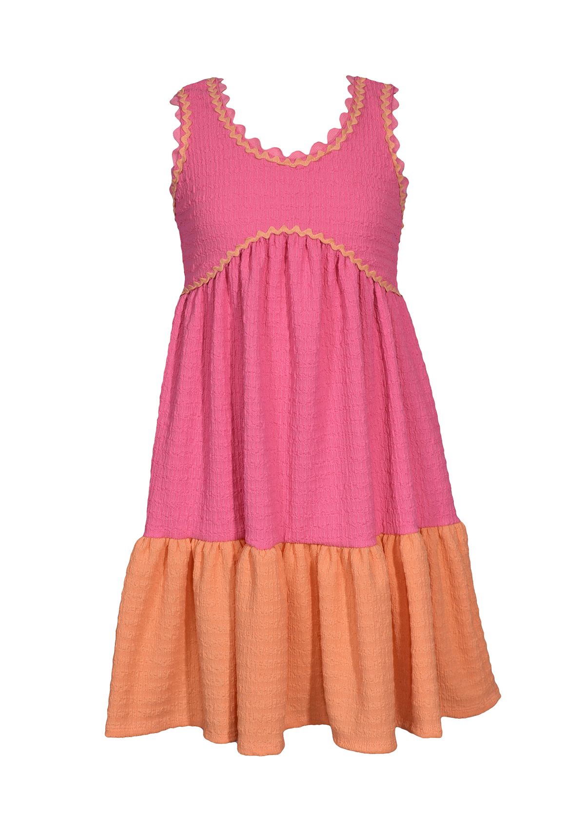 Girls 7-16 Sleeveless Color Block Maxi Dress