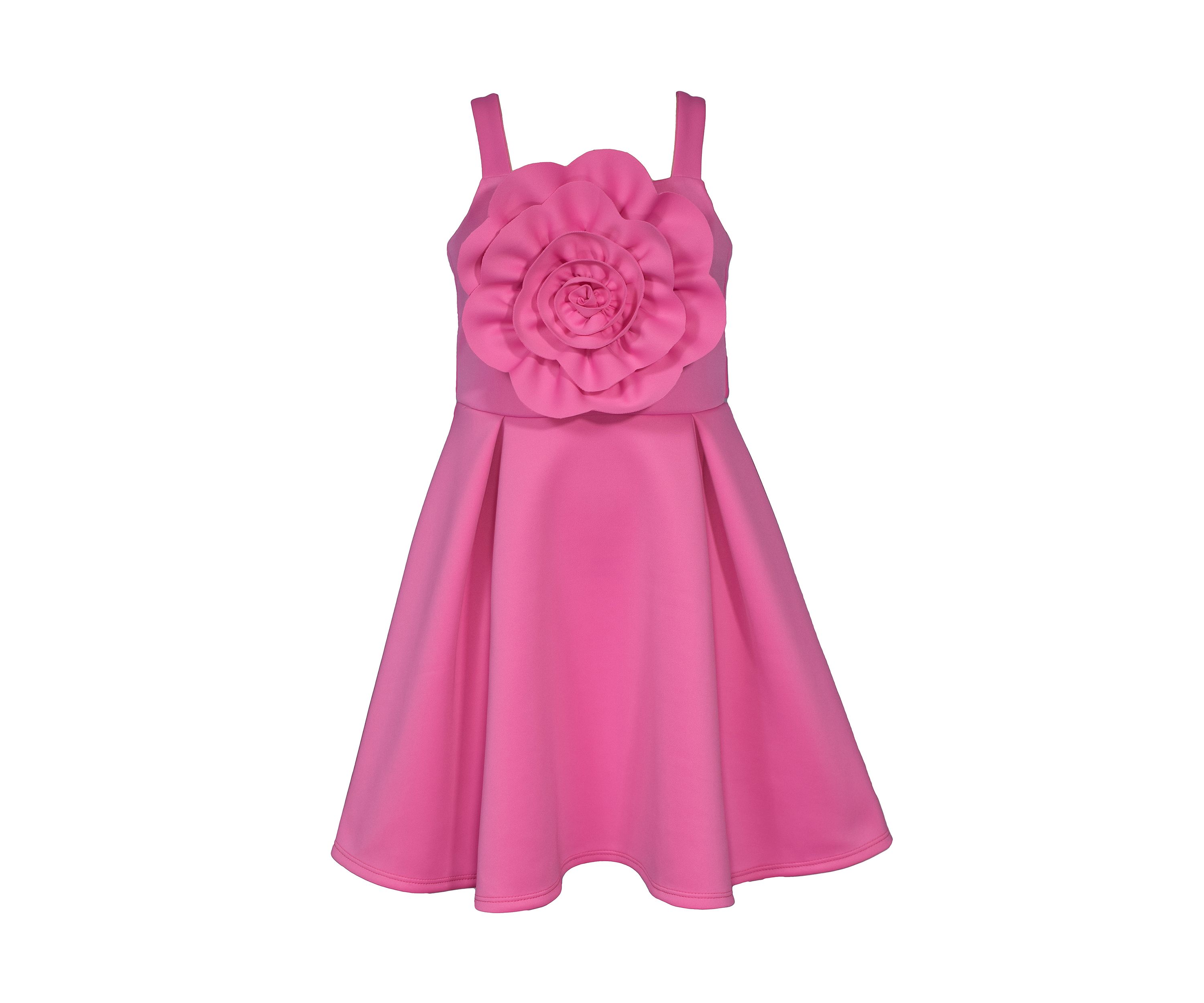 Girls 7-16 Flower Scuba Skater Dress