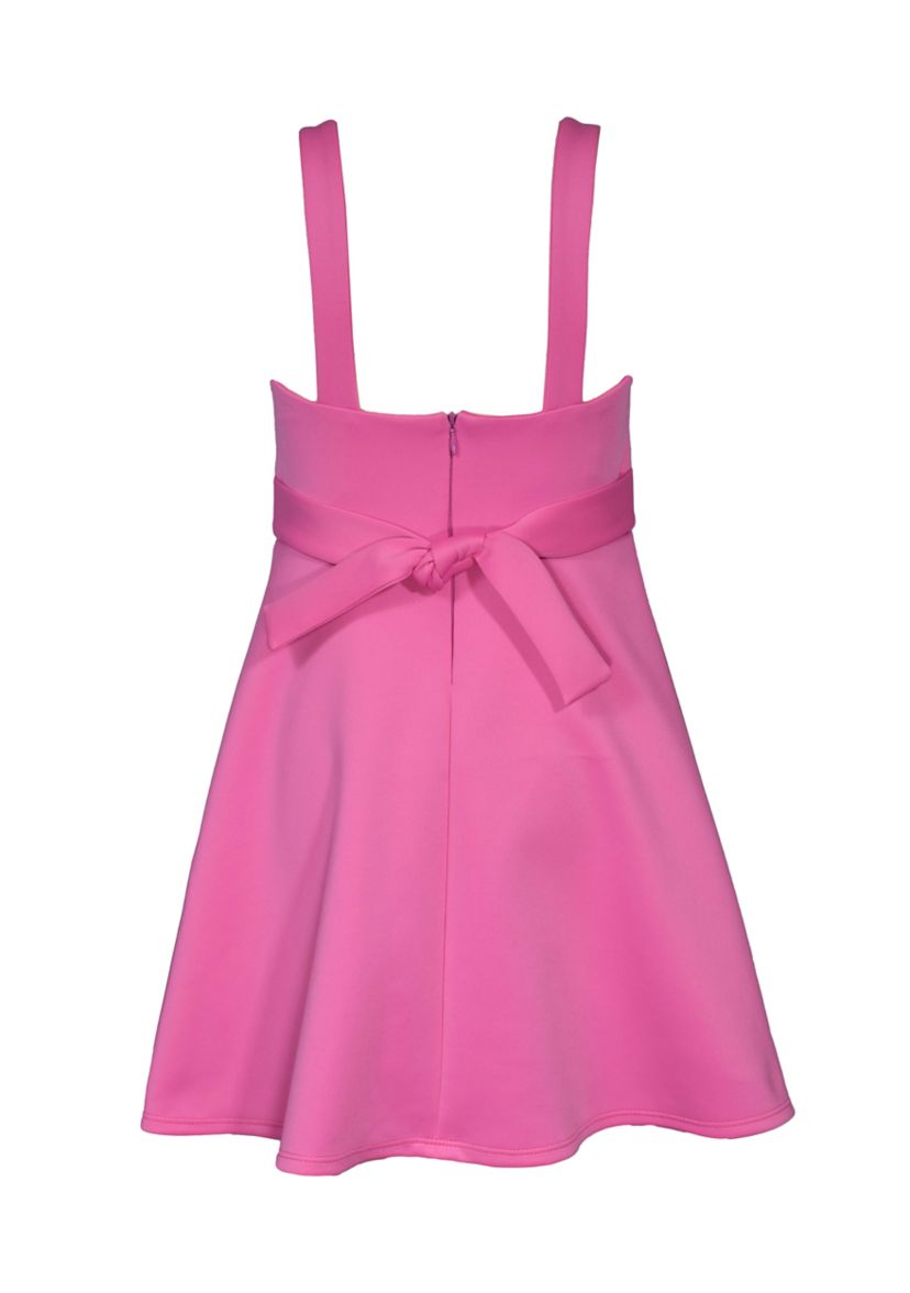 Girls 7-16 Flower Scuba Skater Dress