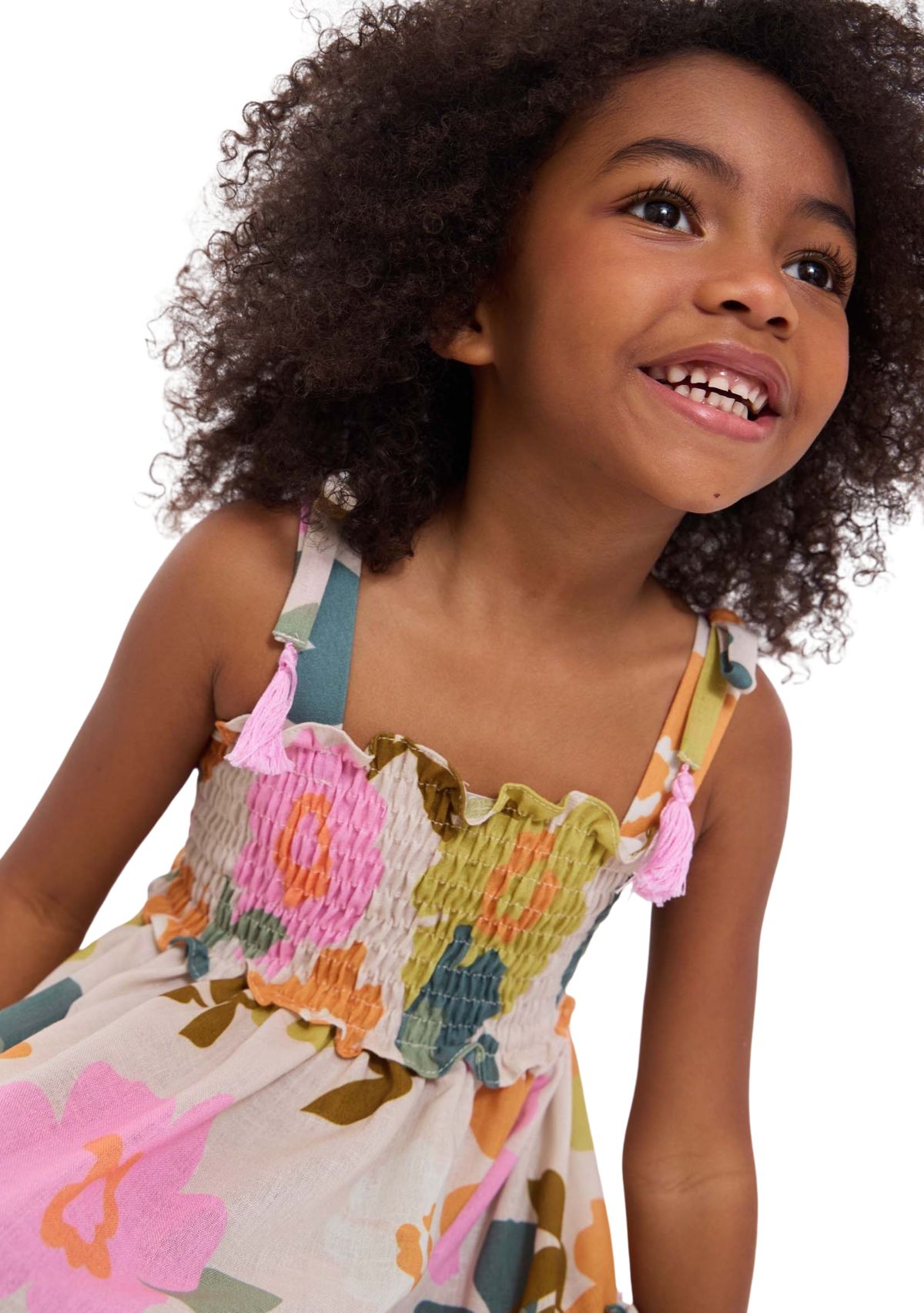 Girls 7-16 Oversized Floral Printed Sundress