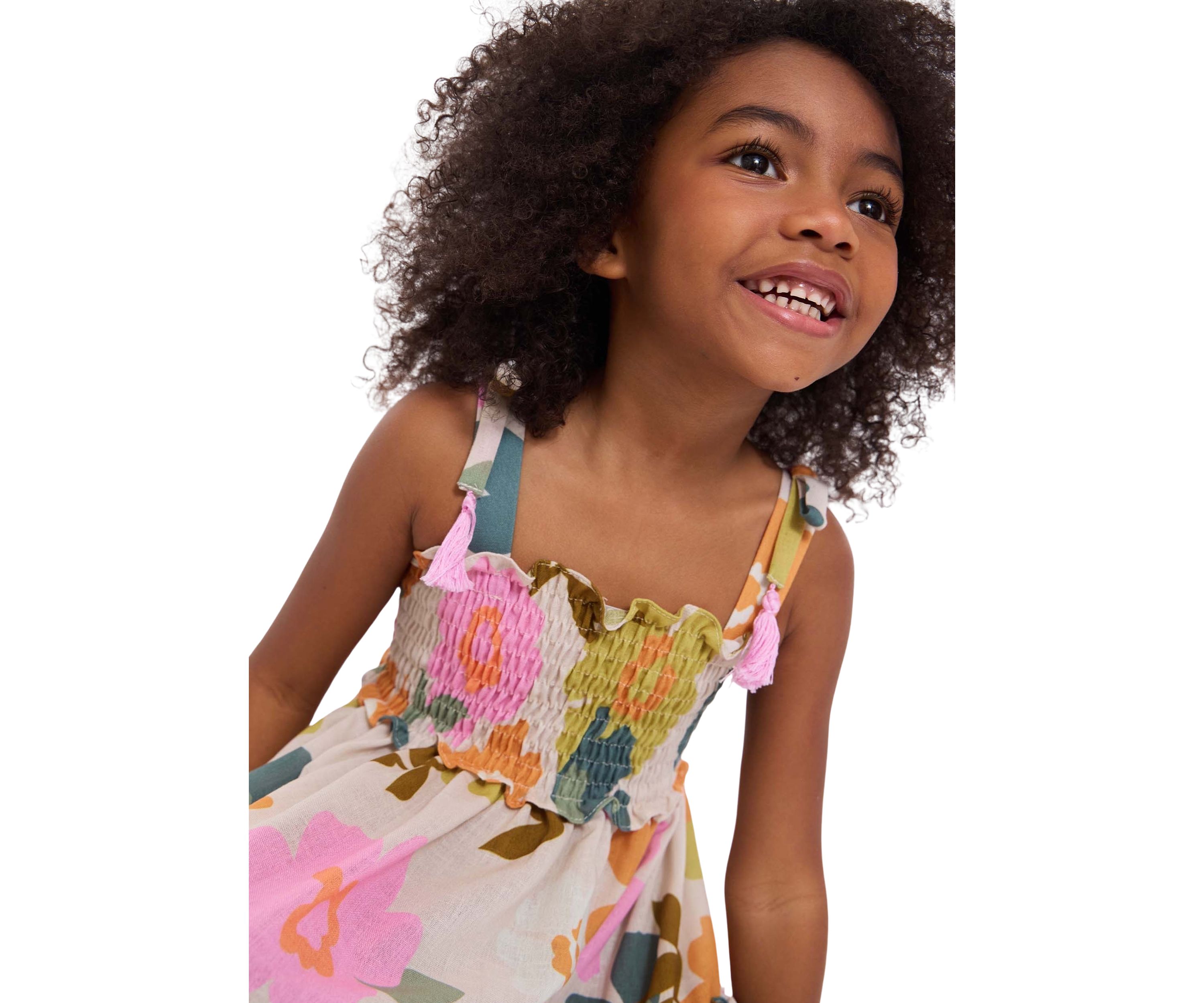 Girls 7-16 Oversized Floral Printed Sundress