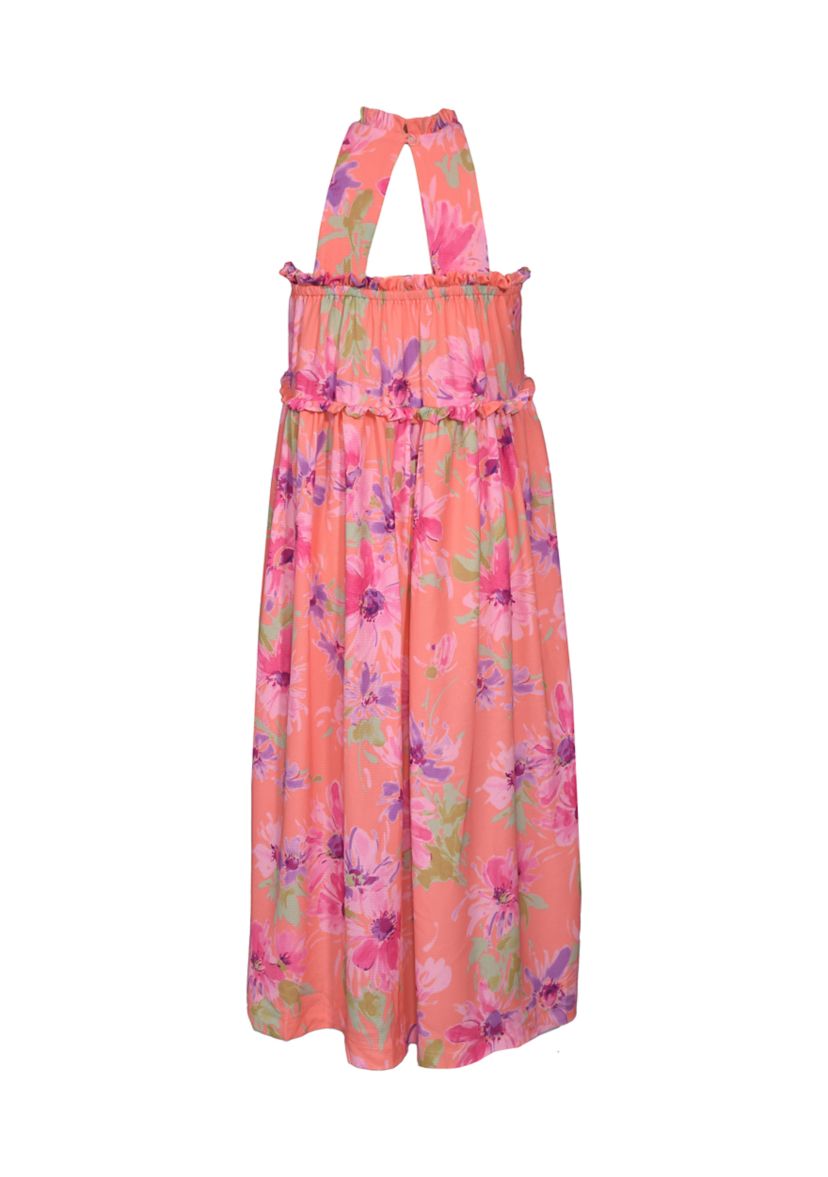 Girls 7-16 Sleeveless Printed Maxi Dress