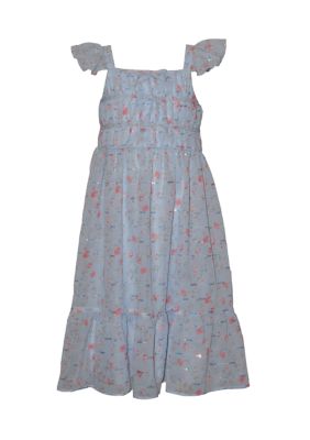 Bonnie Jean Girls 7-16 Floral Chiffon Maxi Dress