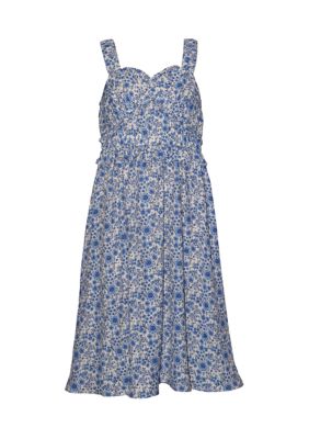 Bonnie Jean Girls 7-16 Floral Sundress, Blue, 12