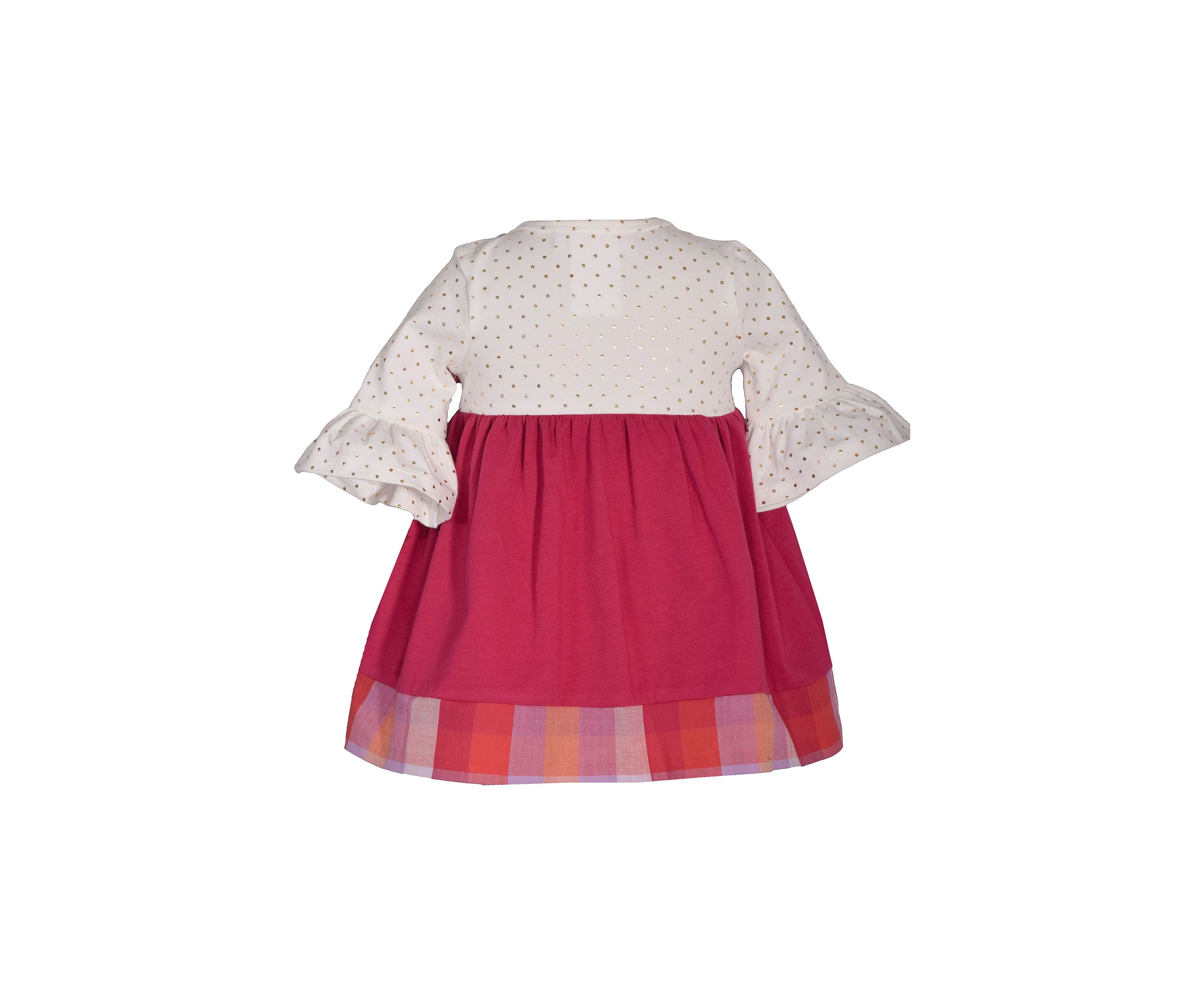 Girls 4-6x Bell Sleeve Foil Print Dress