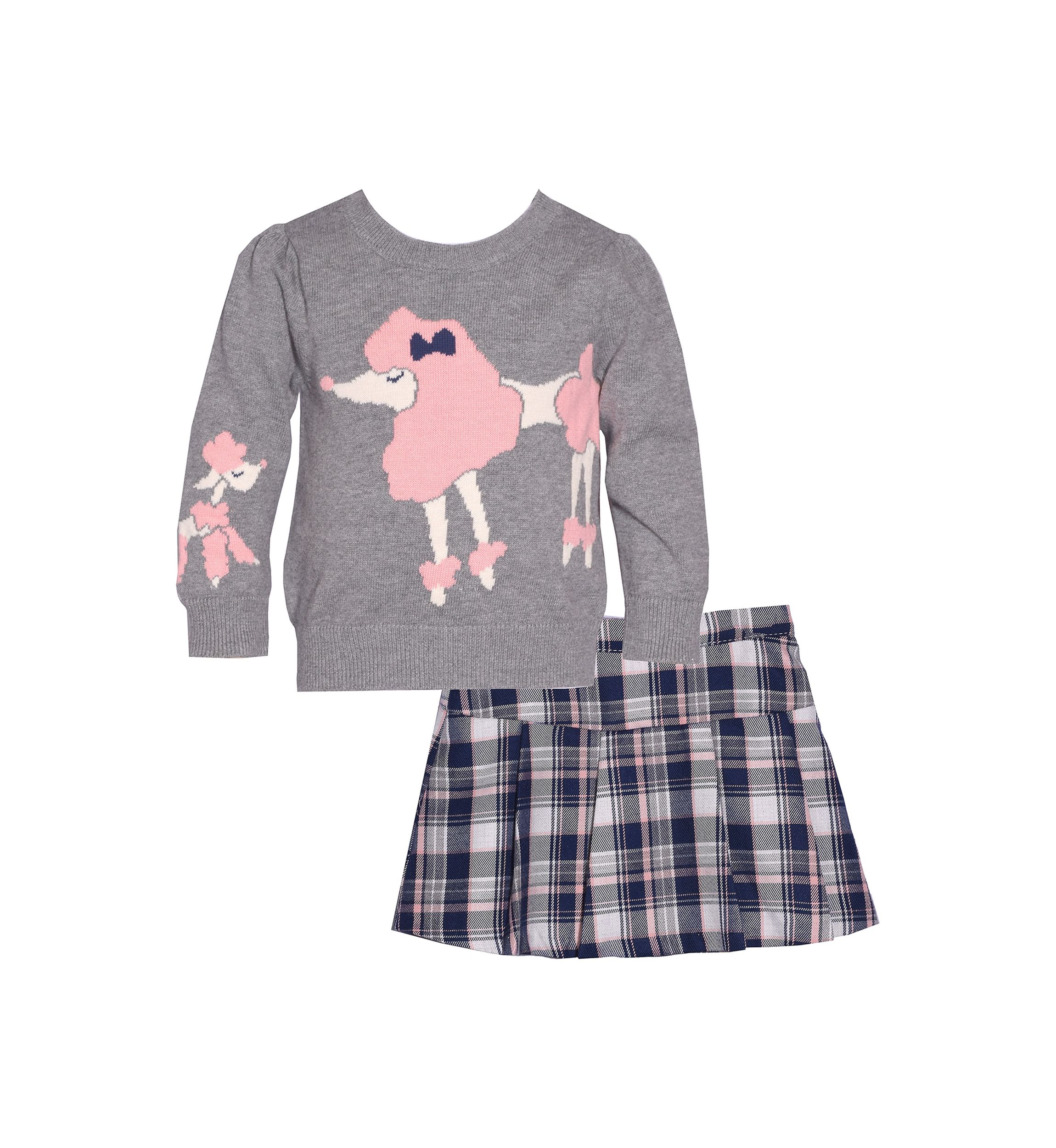 Girls 4-6x Sweater with Skirt Set