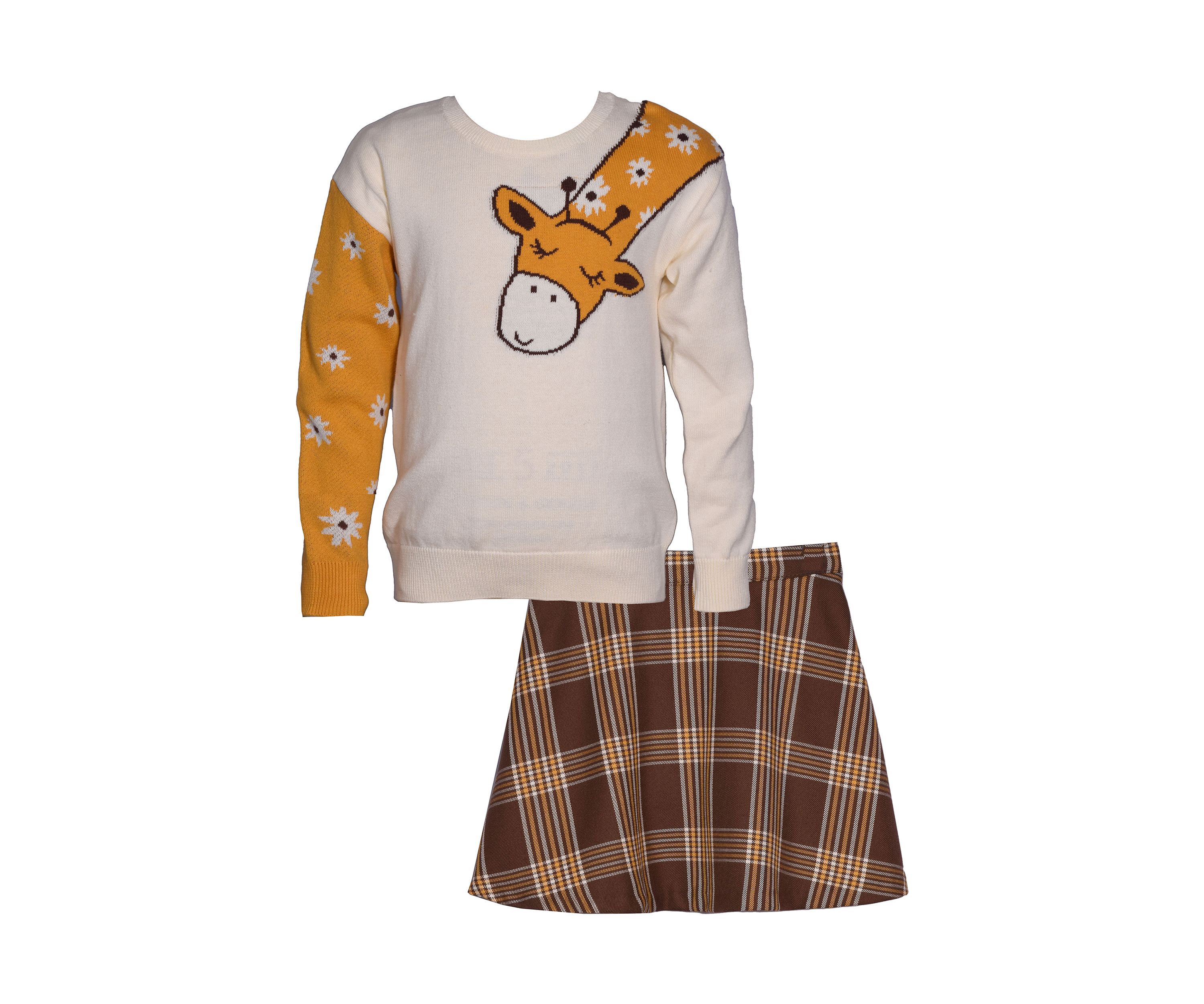 Girls 4-6x Giraffe Sweater Set