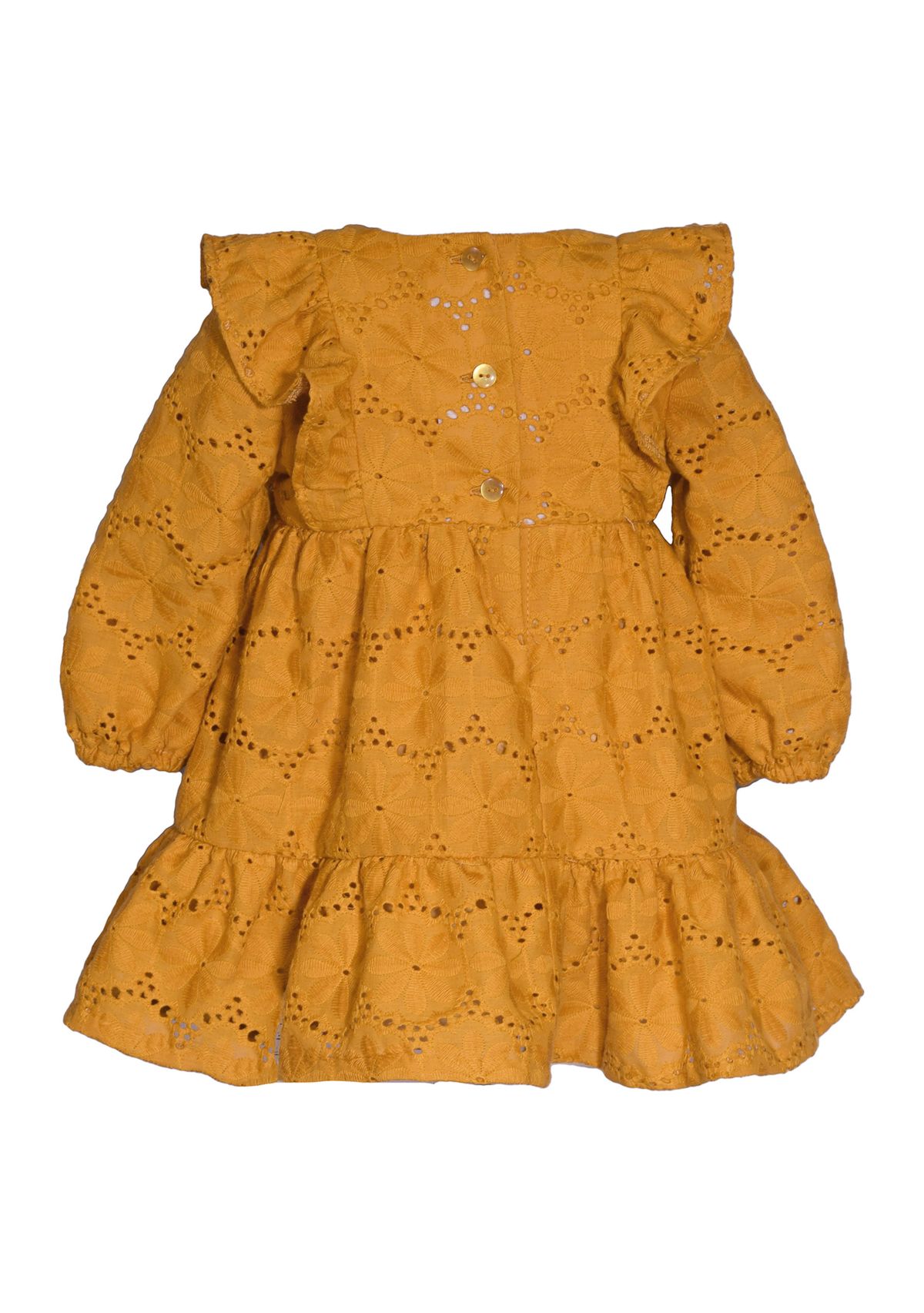 Girls 4-6x Eyelet Bib Front Dress