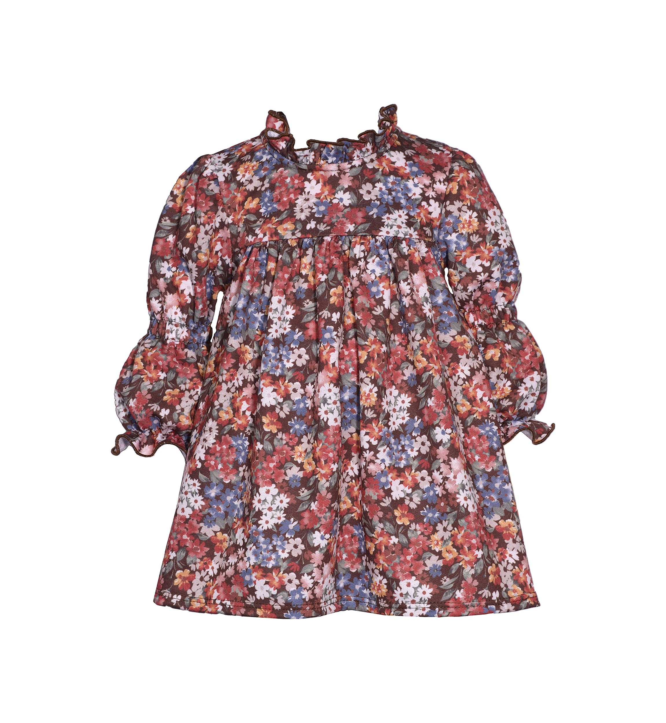 Girls 4-6x Floral Printed Dress