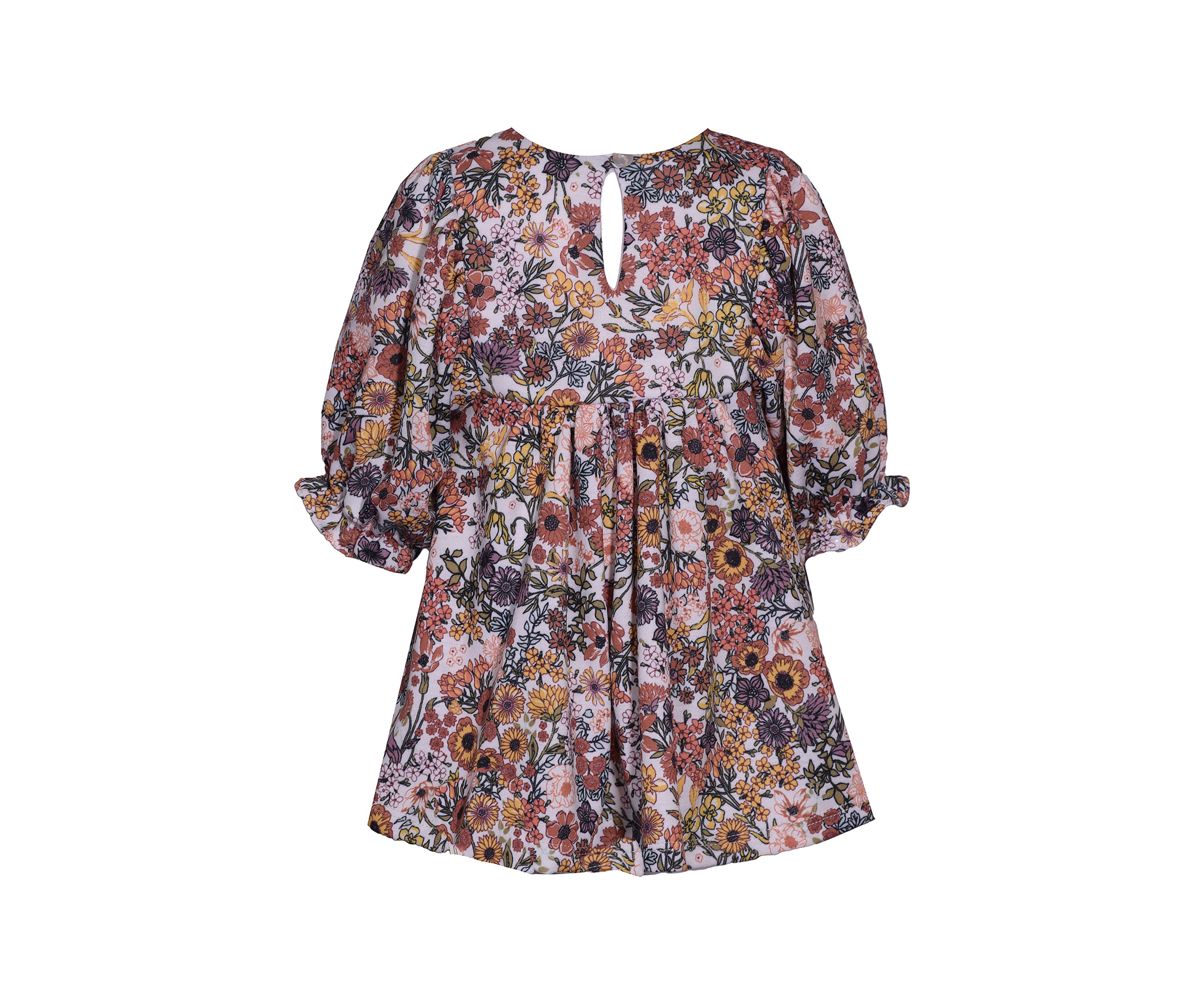 Girls 4-6x Floral Printed Knit Dress