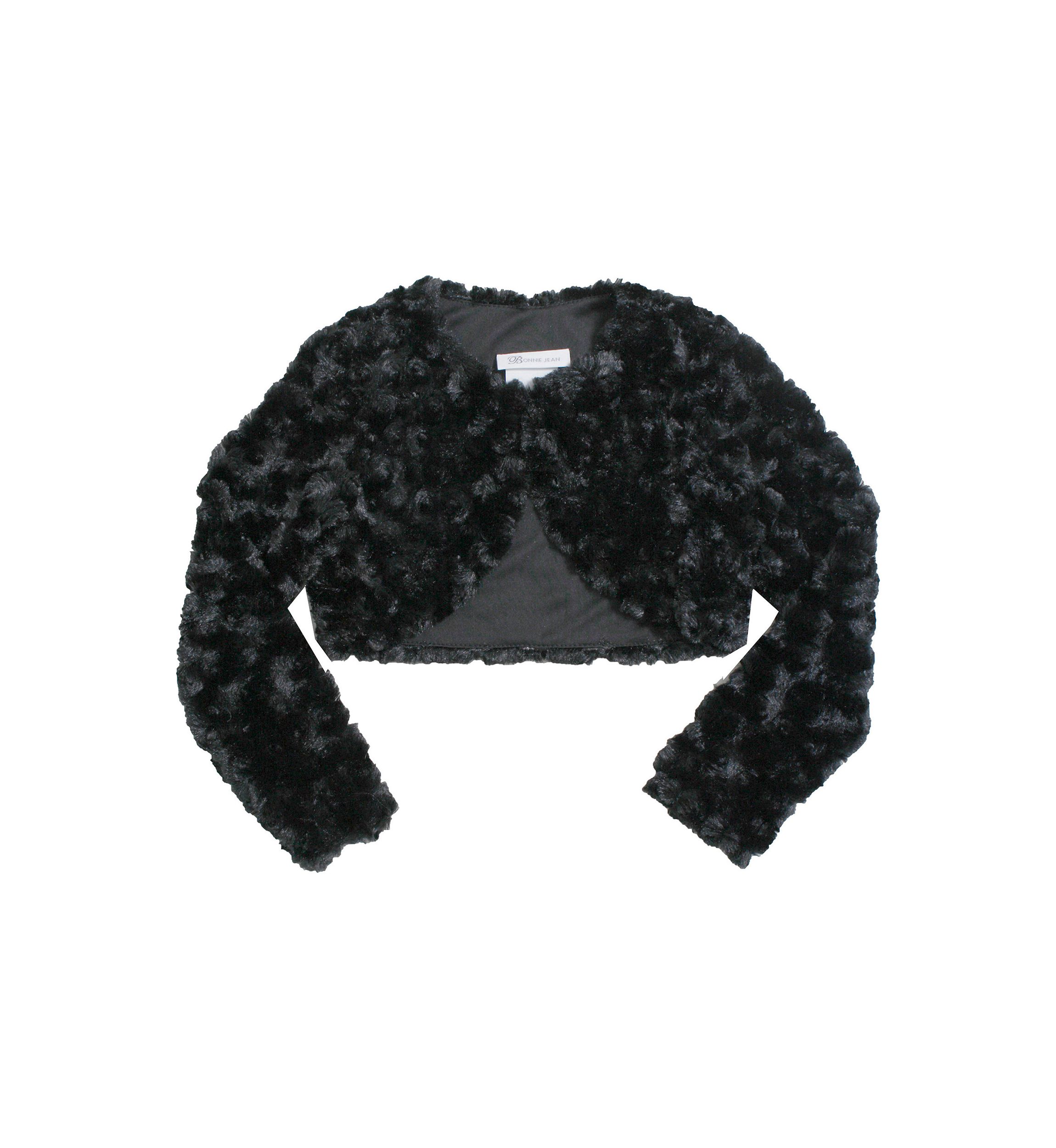 Girls 4-6x Faux Fur Cardigan