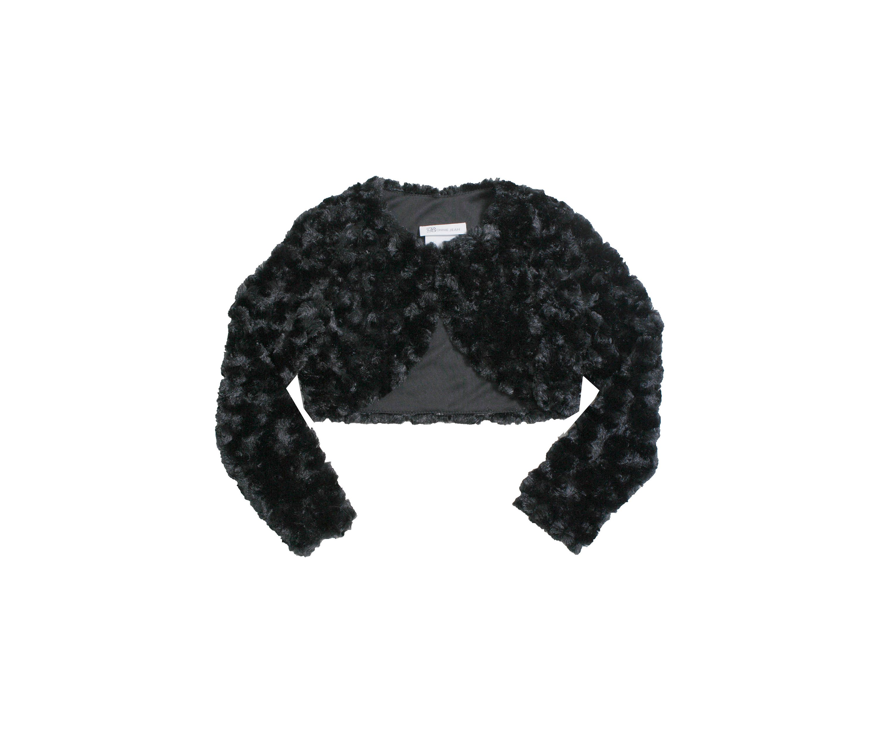 Girls 4-6x Faux Fur Cardigan
