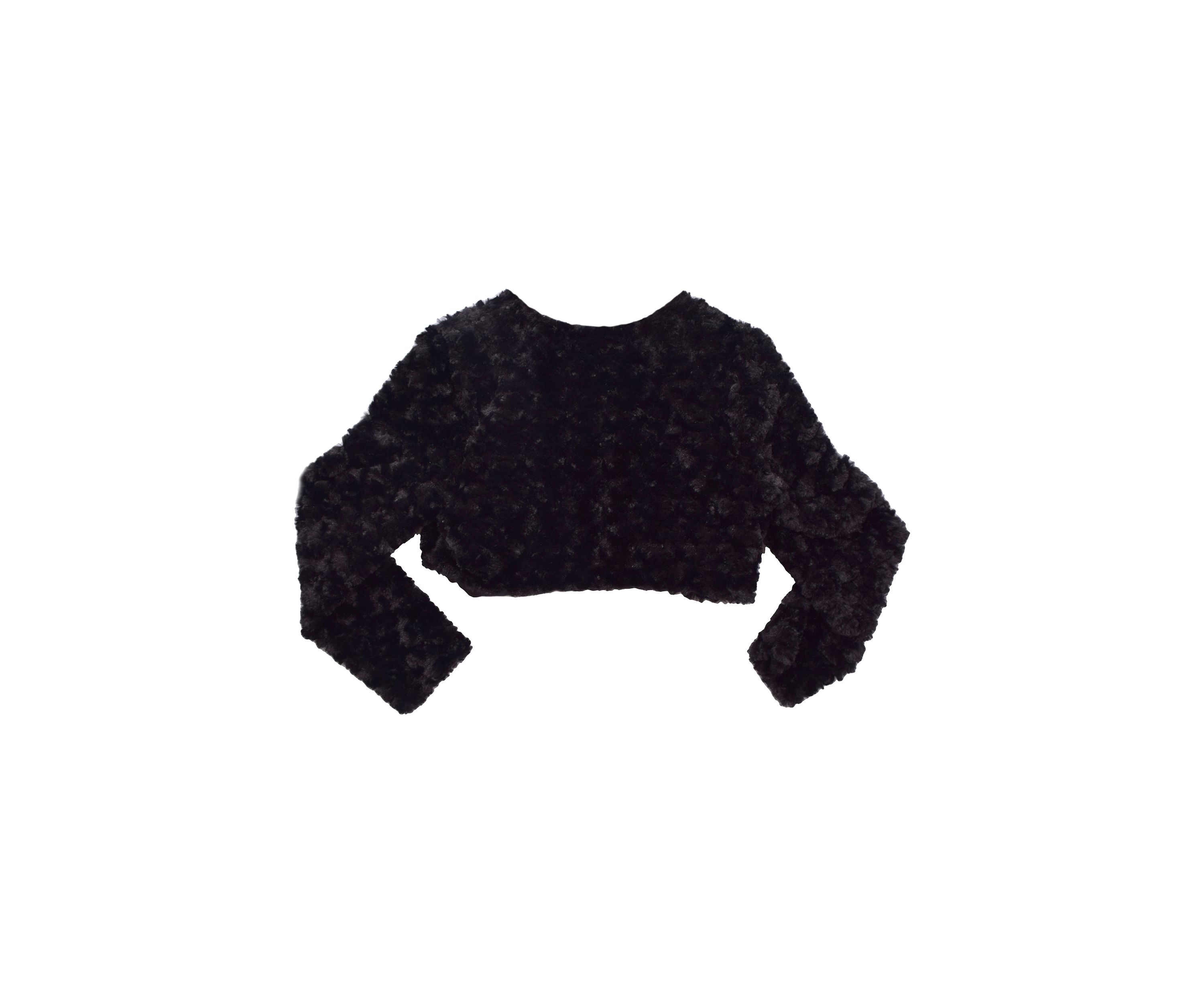 Girls 4-6x Faux Fur Cardigan
