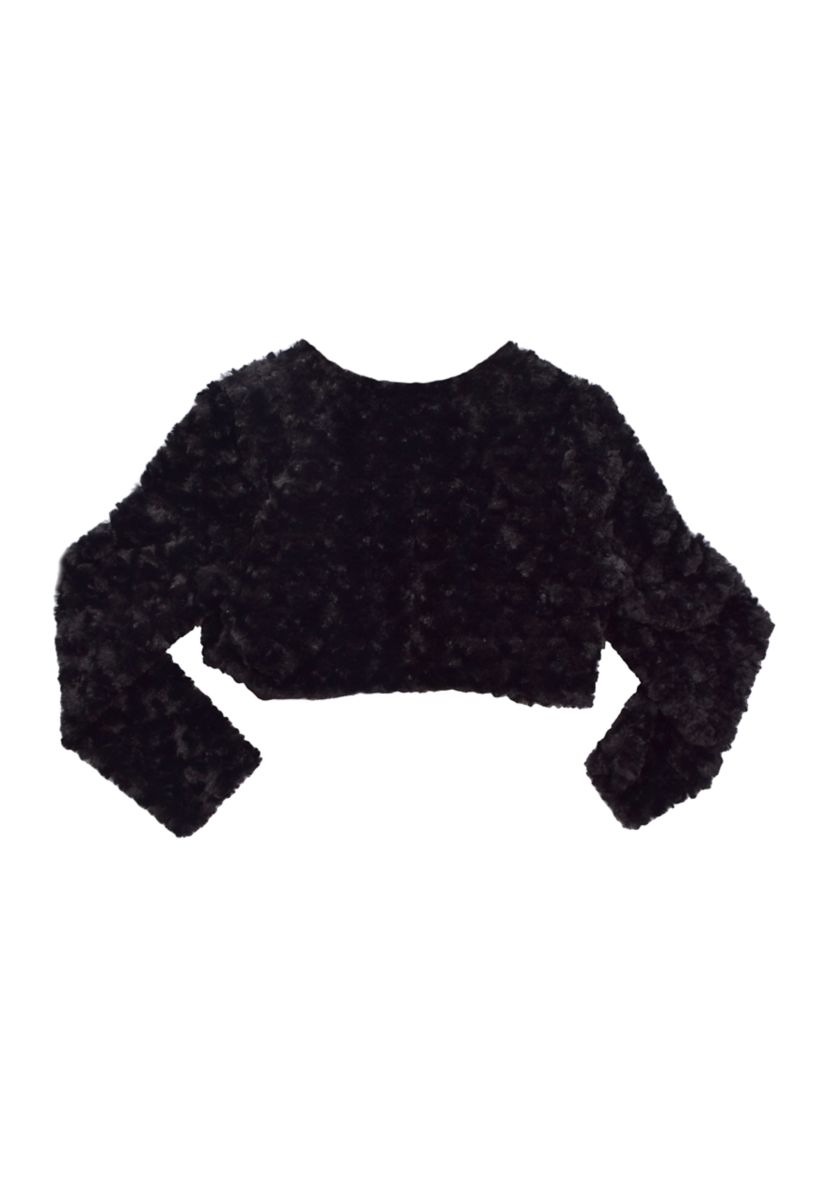 Girls 4-6x Faux Fur Cardigan