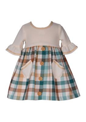 Bonnie Jean Girls 4-6x Pocket Babydoll Dress