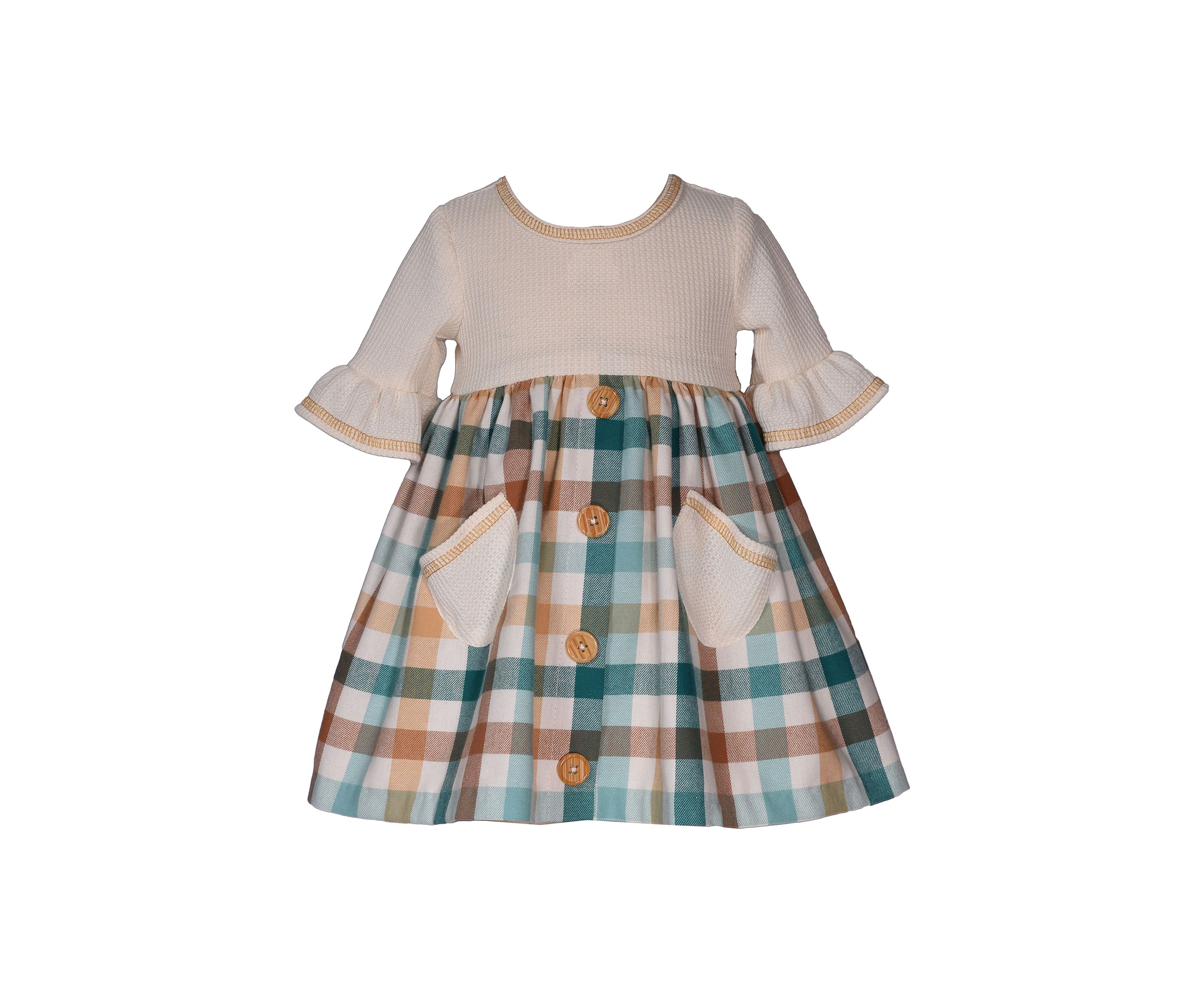 Girls 4-6x Pocket Babydoll Dress
