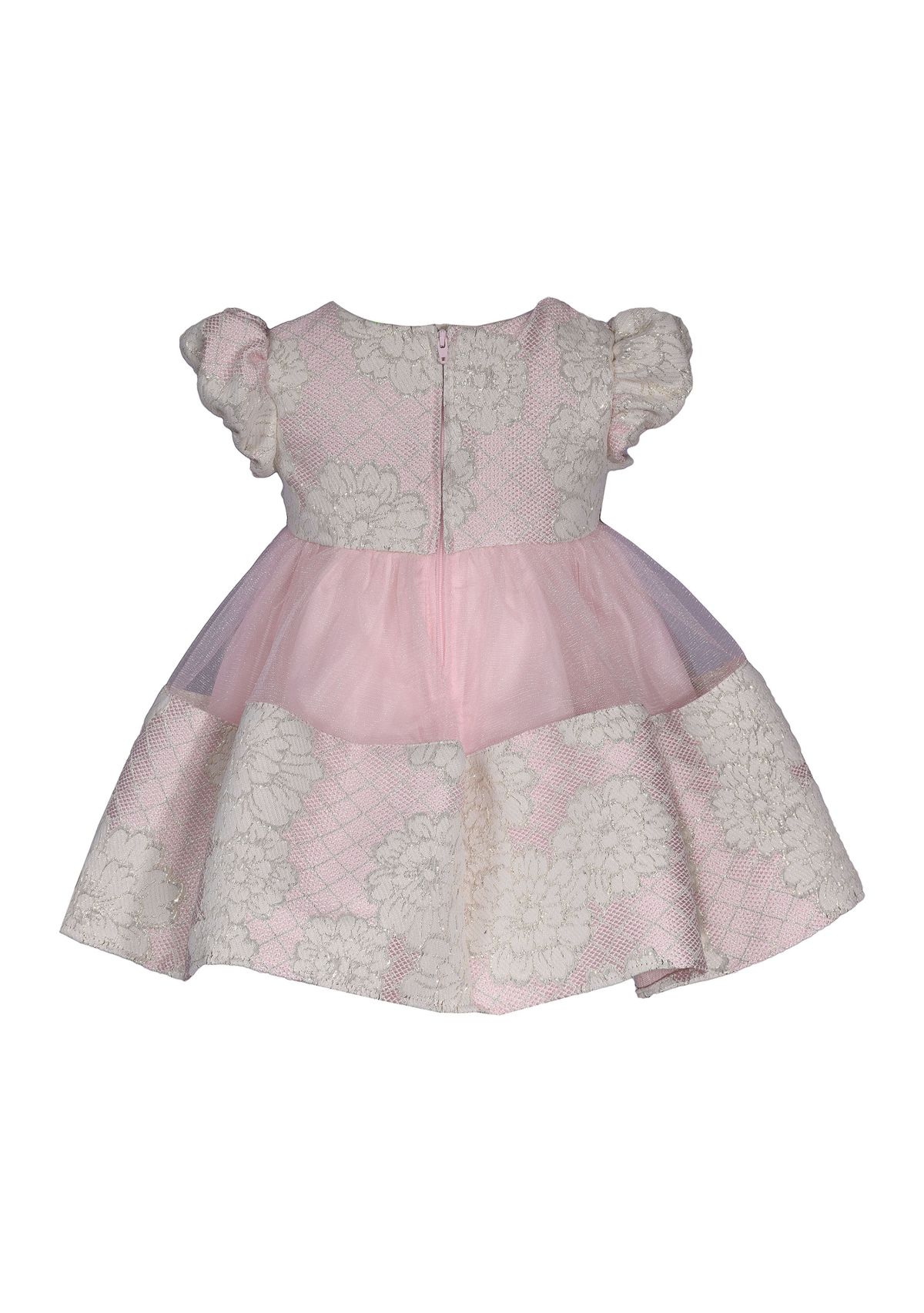 Girls 4-6x Lace Bodice and Hem Party Dress