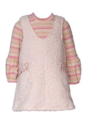 Bonnie Jean Girls 4-6x Sparkle Knit Jumper Dress
