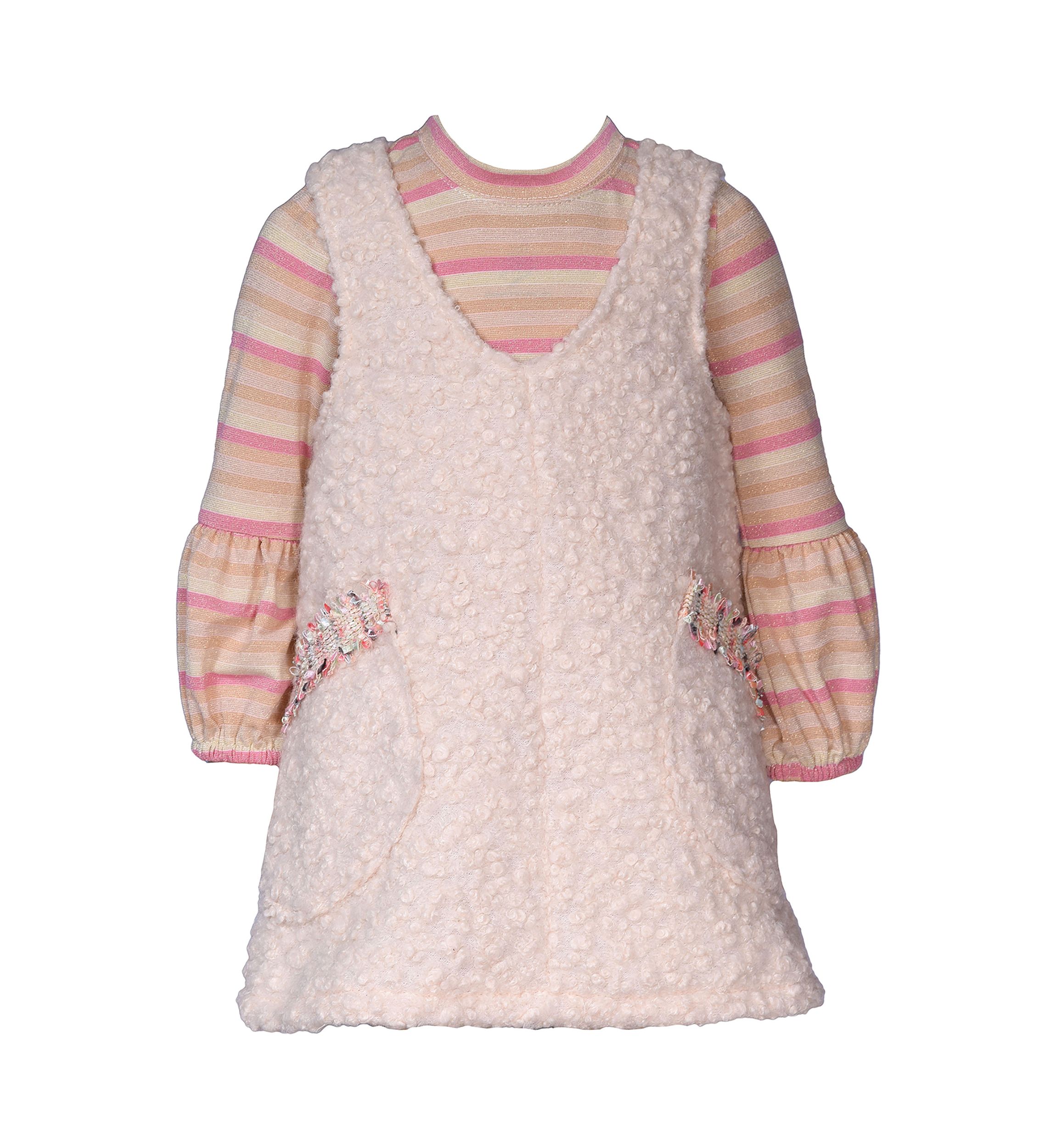 Girls 4-6x Sparkle Knit Jumper Dress