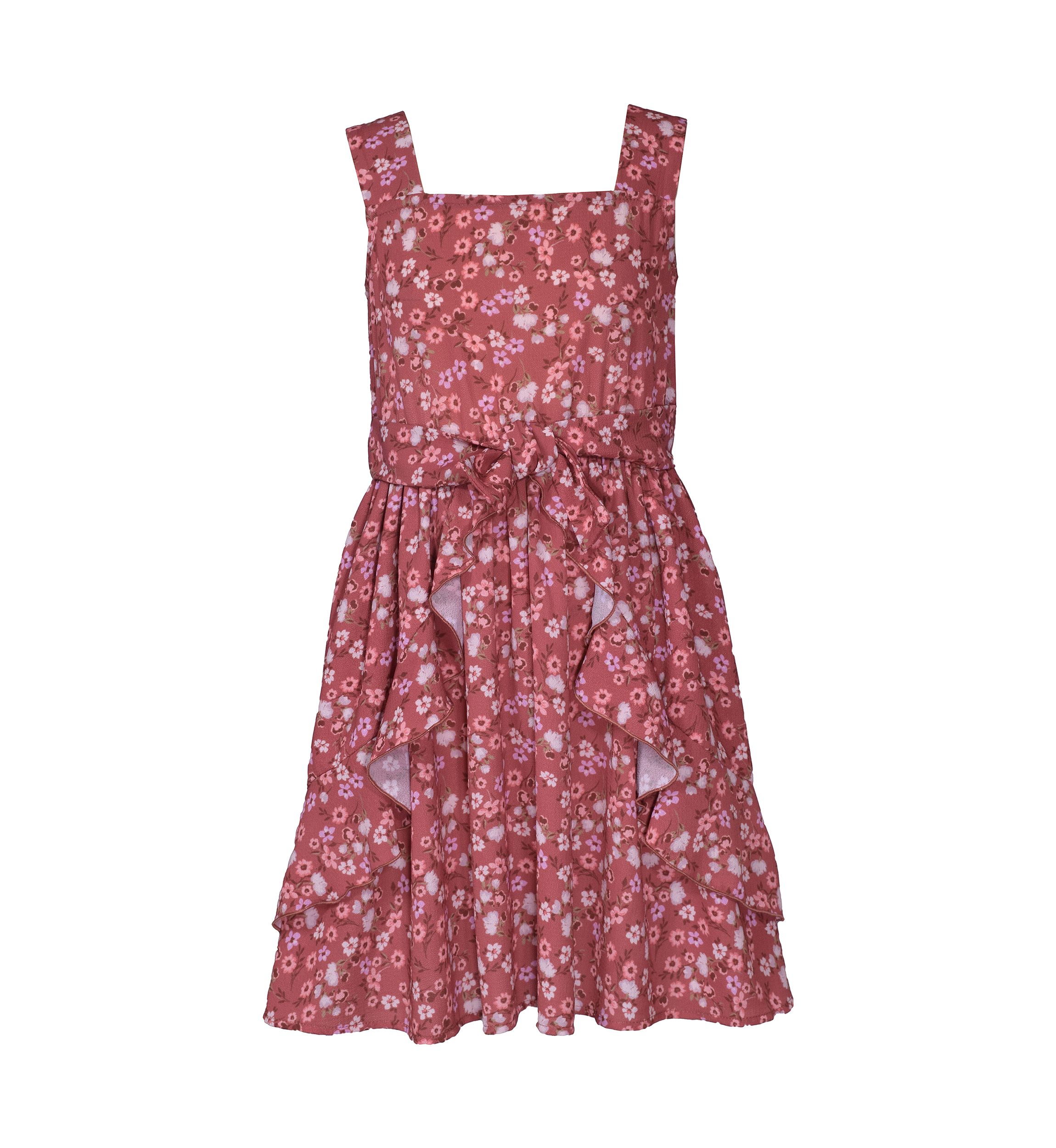 Girls 4-6x Cardigan Over Crepe Dress Set