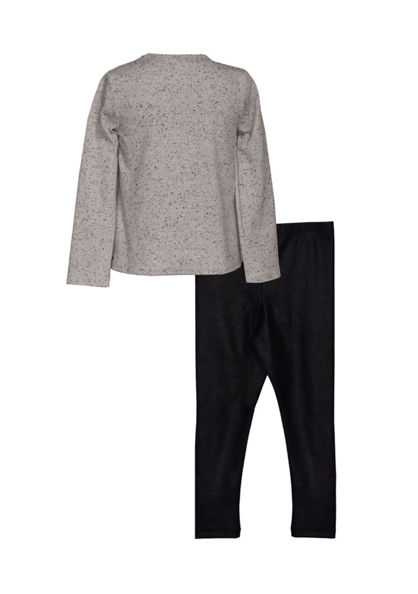 Girls 4-6x Speckle Top and Leggings Set