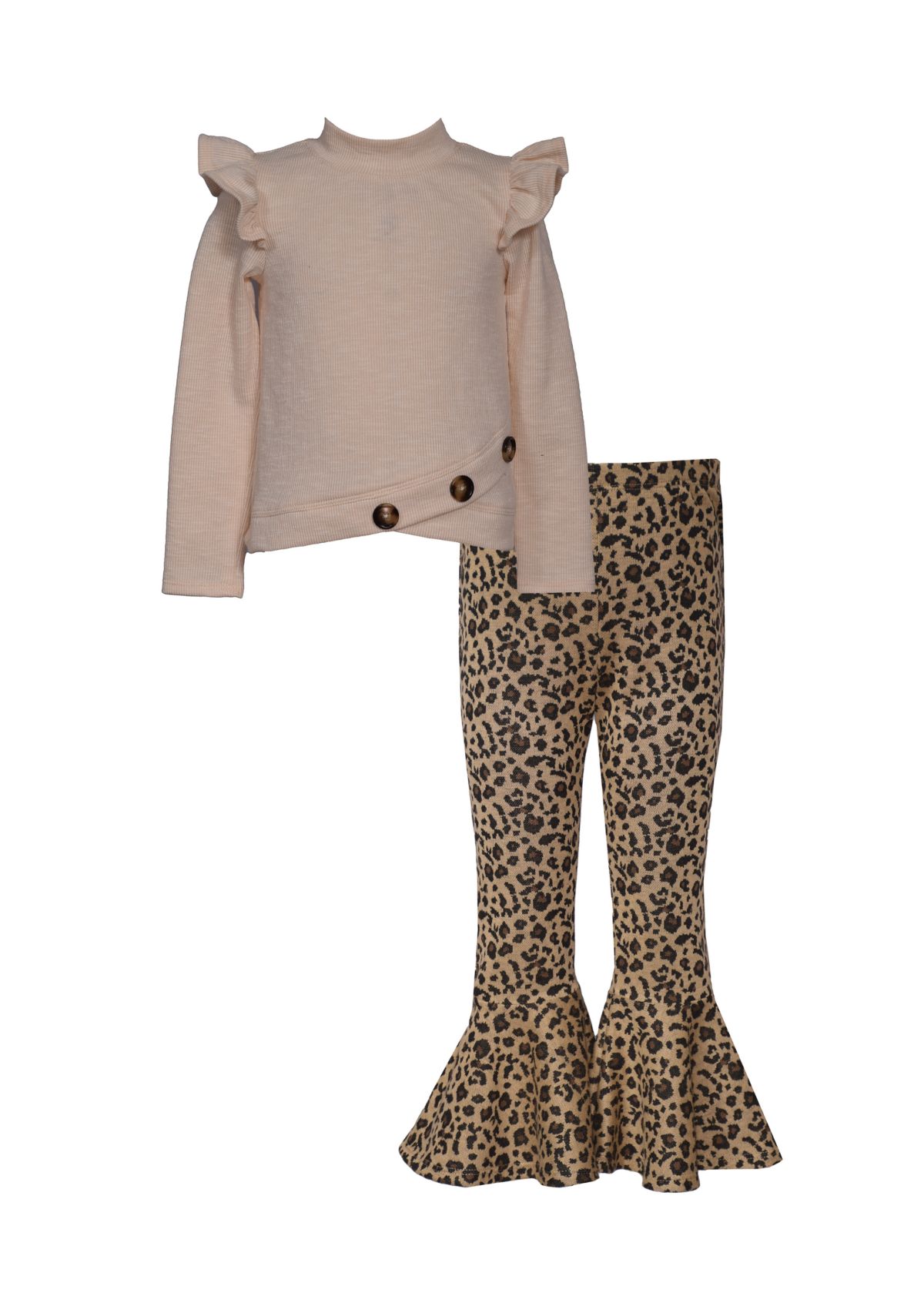 Girls 4-6x Flutter Sweater and Leggings Set