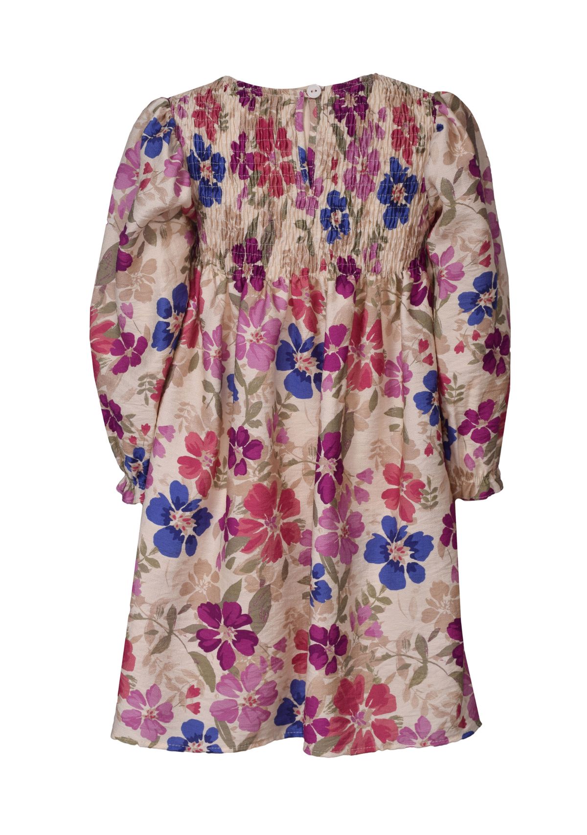 Girls 4-6x Floral Smock Top Dress