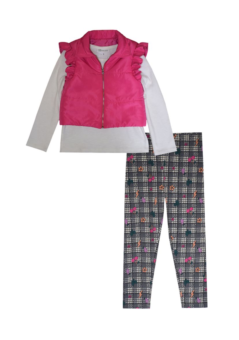 Girls 4-6x Puffer Legging Set
