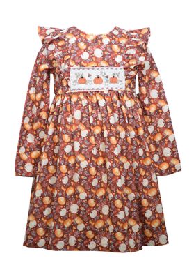 Bonnie Jean Girls 4-6x Pumpkin Harvest Dress | belk