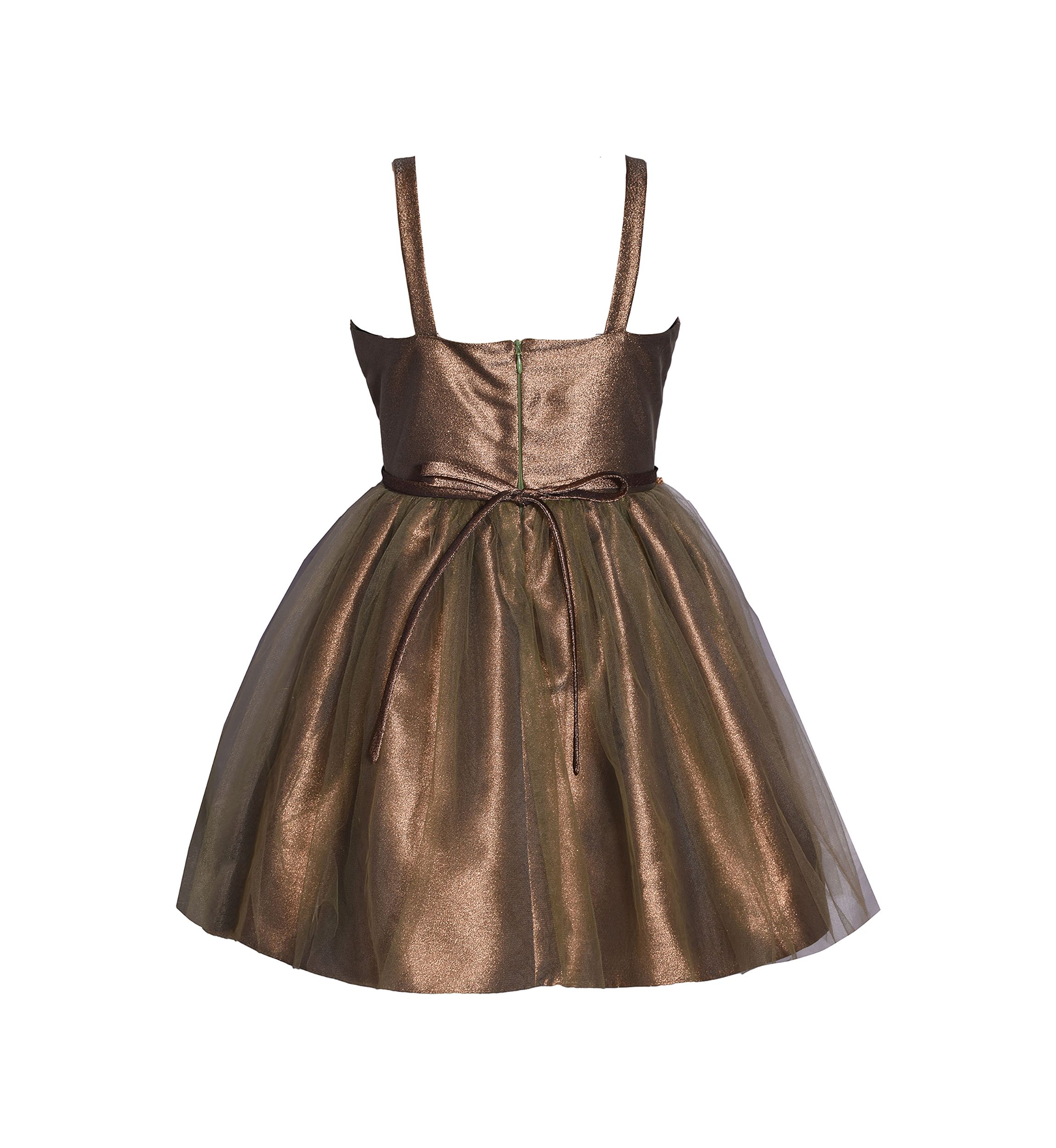 Girls 7-16 Sleeveless Sequin Ballet Top with Mesh Skirt Dress