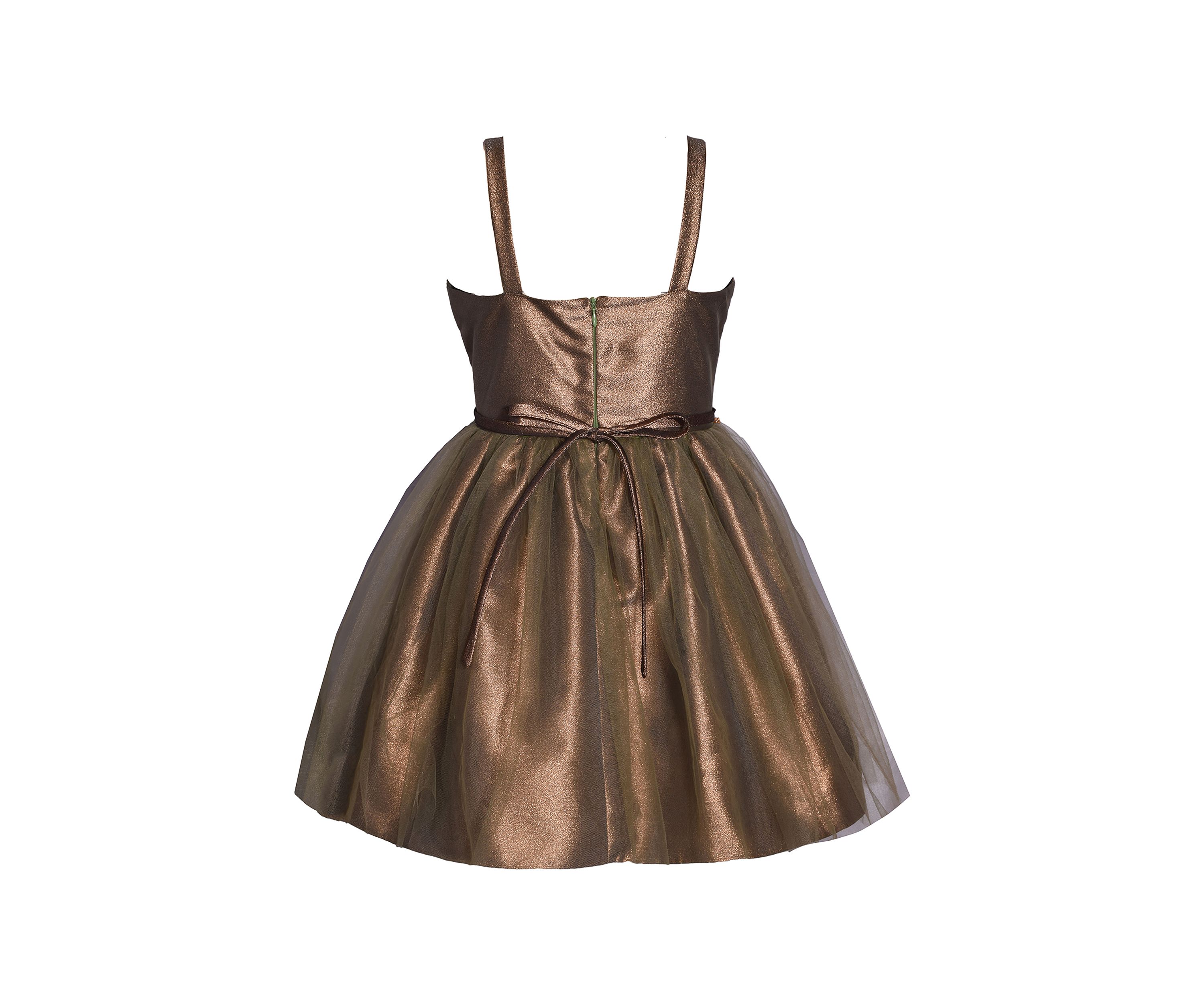 Girls 7-16 Sleeveless Sequin Ballet Top with Mesh Skirt Dress