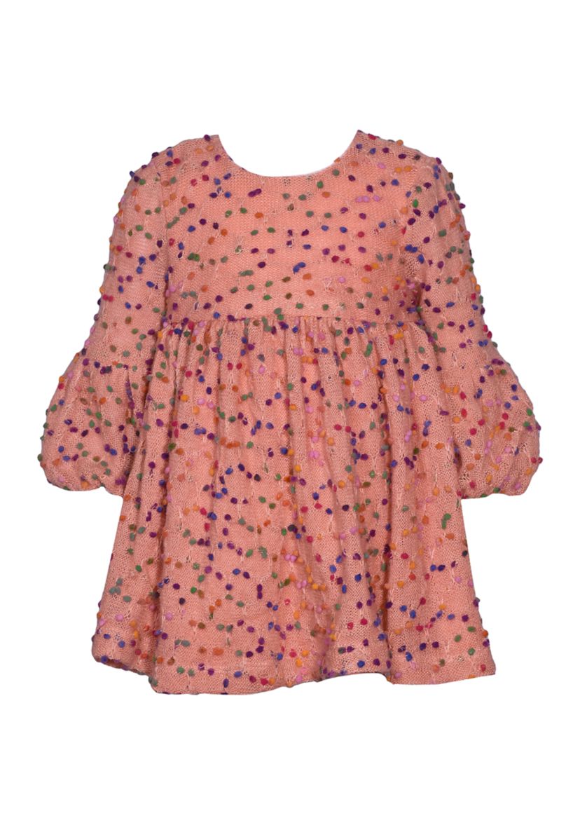 Girls 7-16 Novelty Confetti Dot Dress