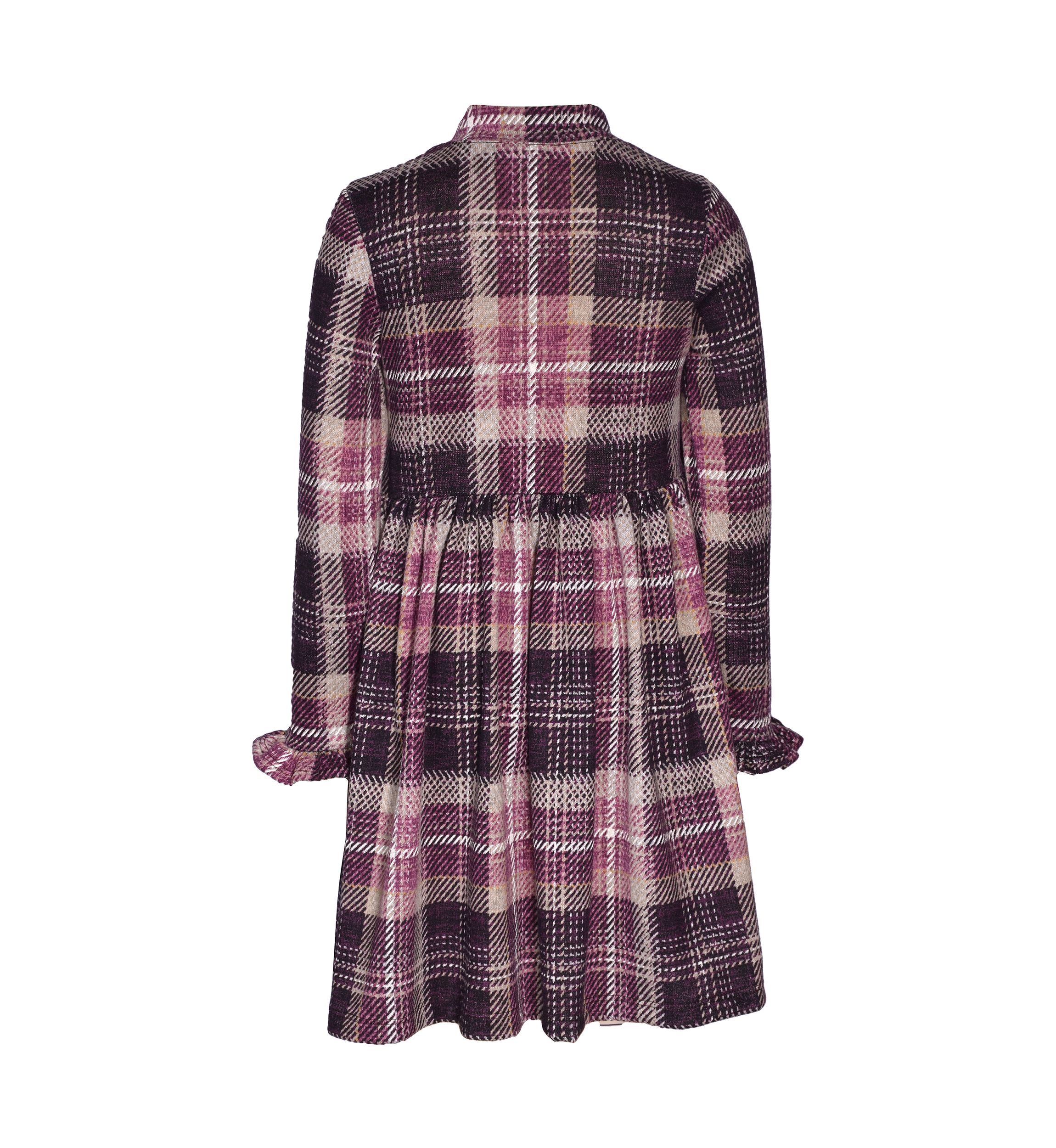 Girls 7-16 Double Knit Printed Dress with Bag