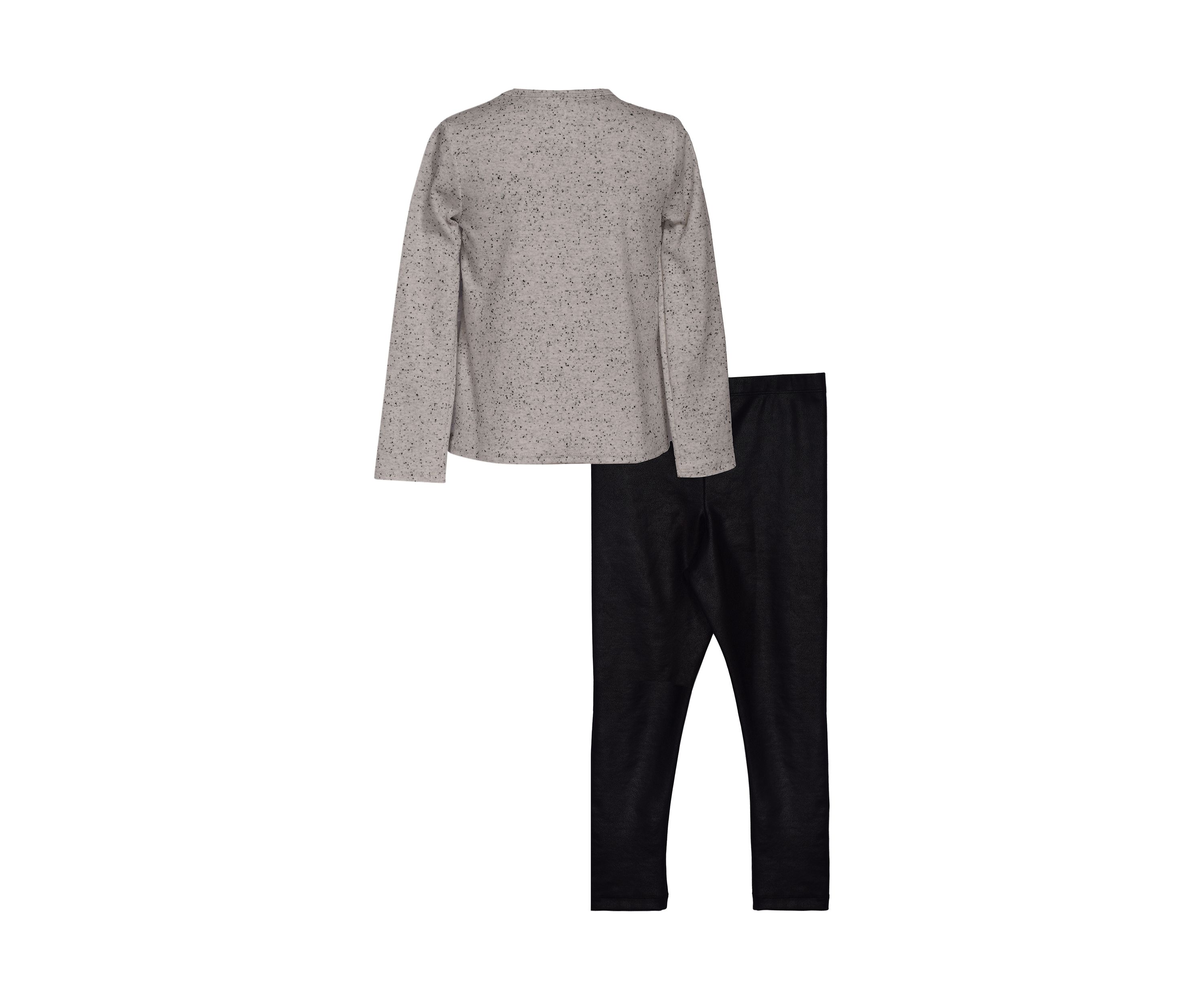 Girls 7-16 Speckle Printed Top and Leggings Set