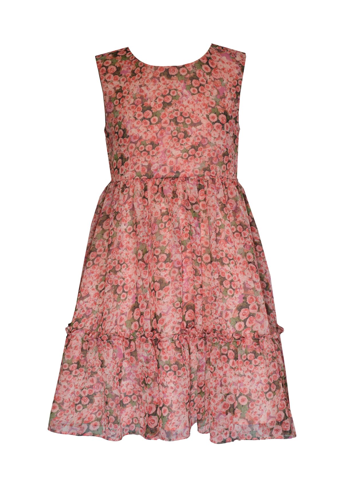 Girls 7-16 Floral Dress and Solid Cardigan Set 