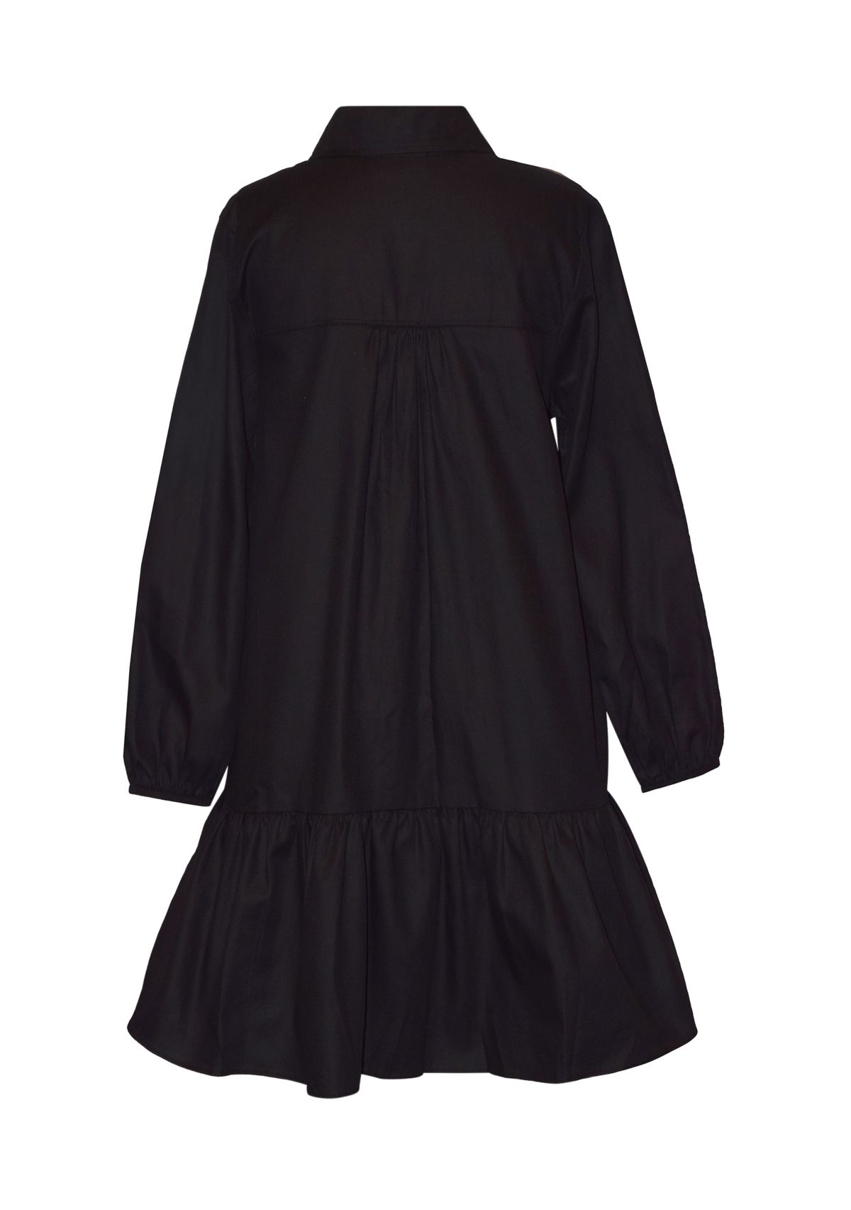 Girls 7-16 Blouson Sleeve Printed Collared Dress
