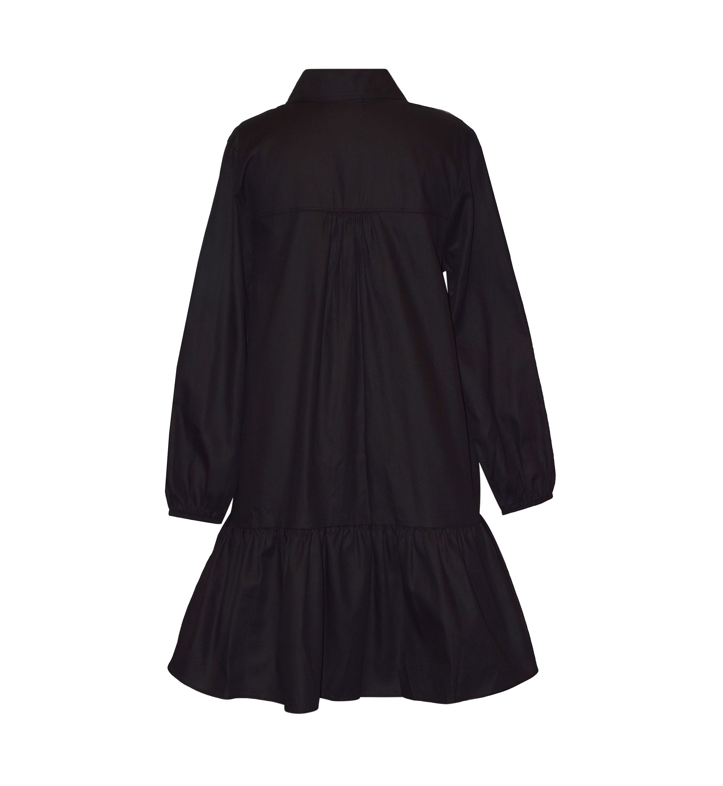Girls 7-16 Blouson Sleeve Printed Collared Dress