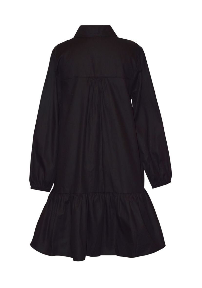 Girls 7-16 Blouson Sleeve Printed Collared Dress